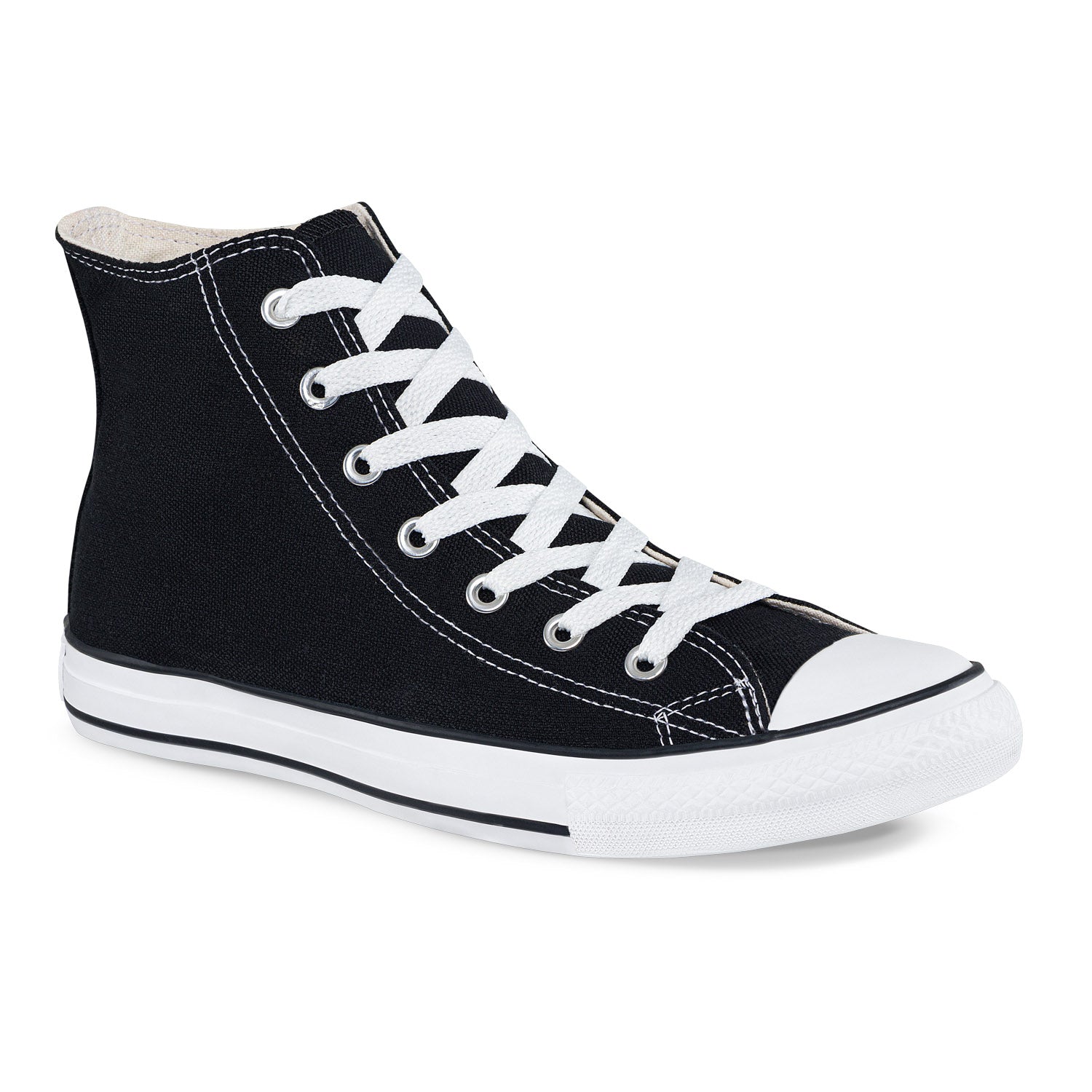 Tenis Urbanos Discovery Alto Negro Croydon Unisex