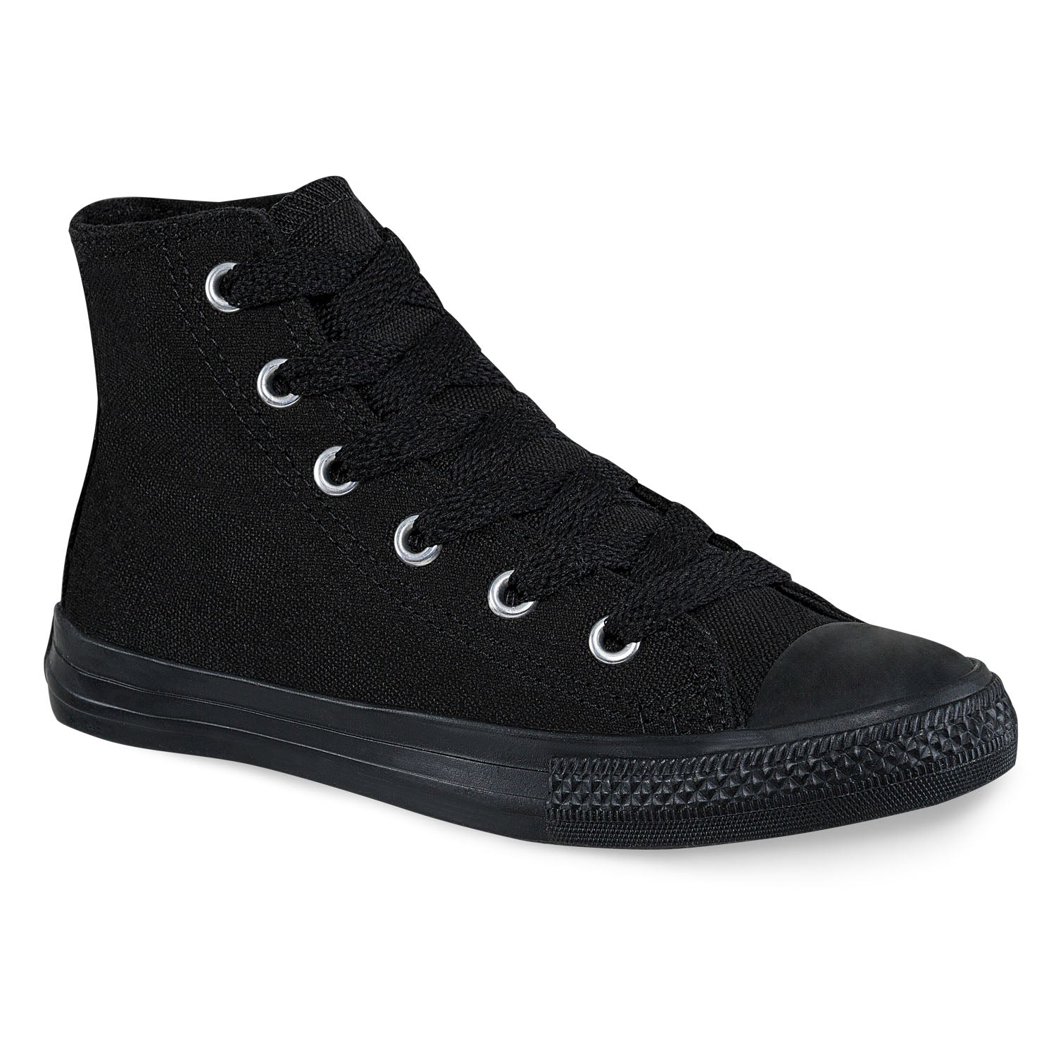 Tenis Urbanos Discovery Alto Negro-Negro Croydon Unisex