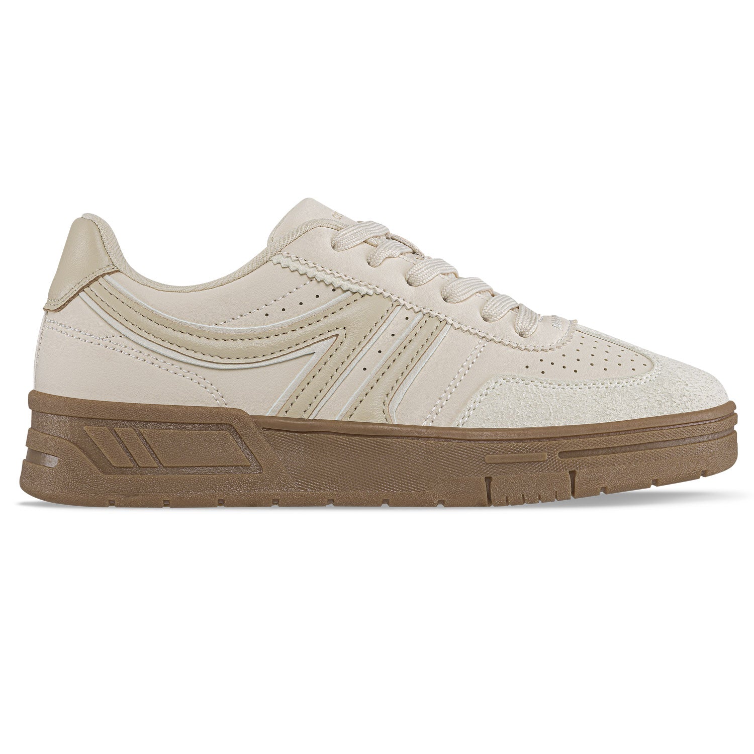 Tenis Casuales Quader Marfil Croydon para Mujer