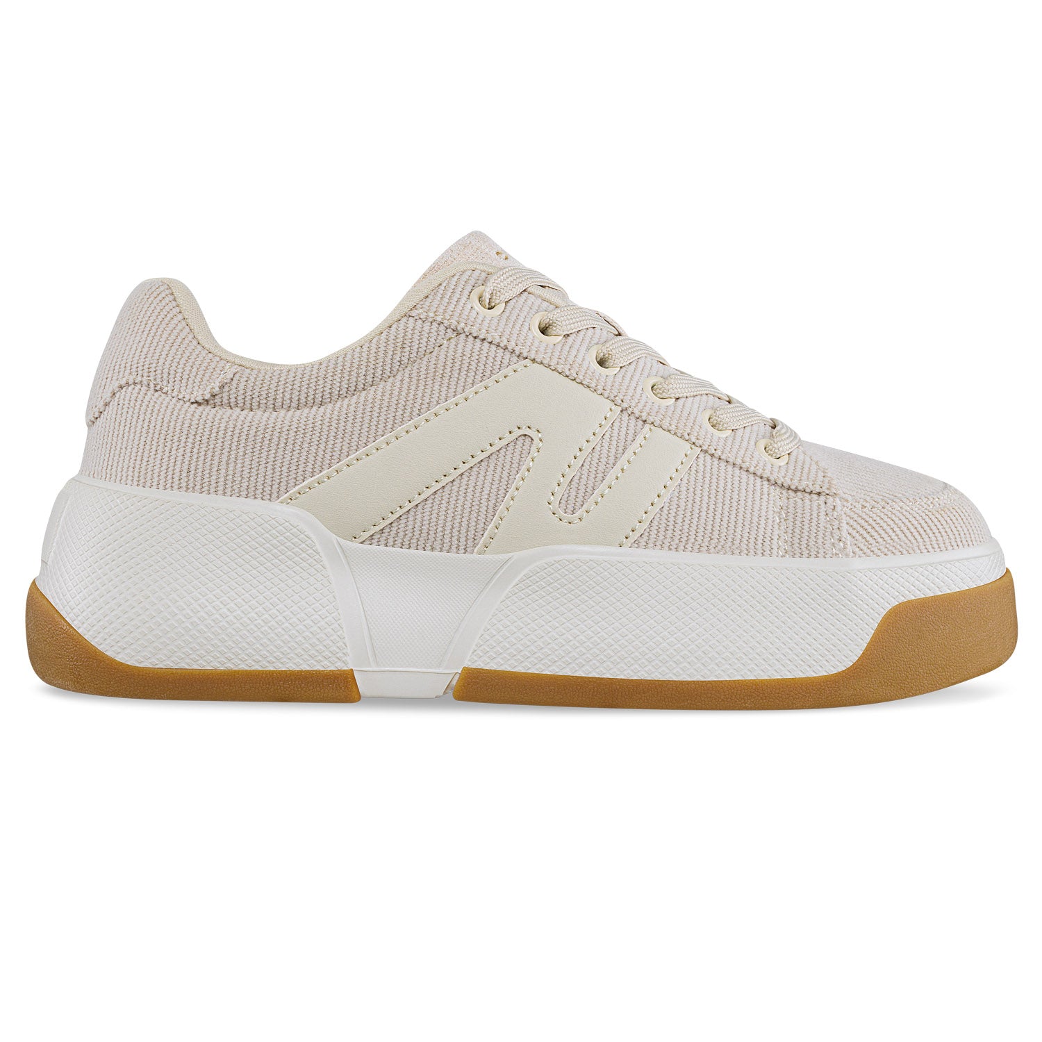 Tenis Casuales Quitil Beige Croydon para Mujer
