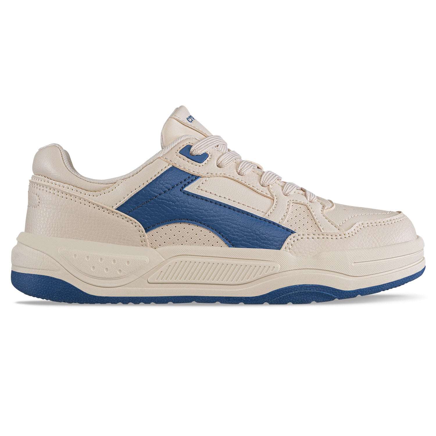 Tenis Urbanos Derme Beige-Azul Croydon para Mujer