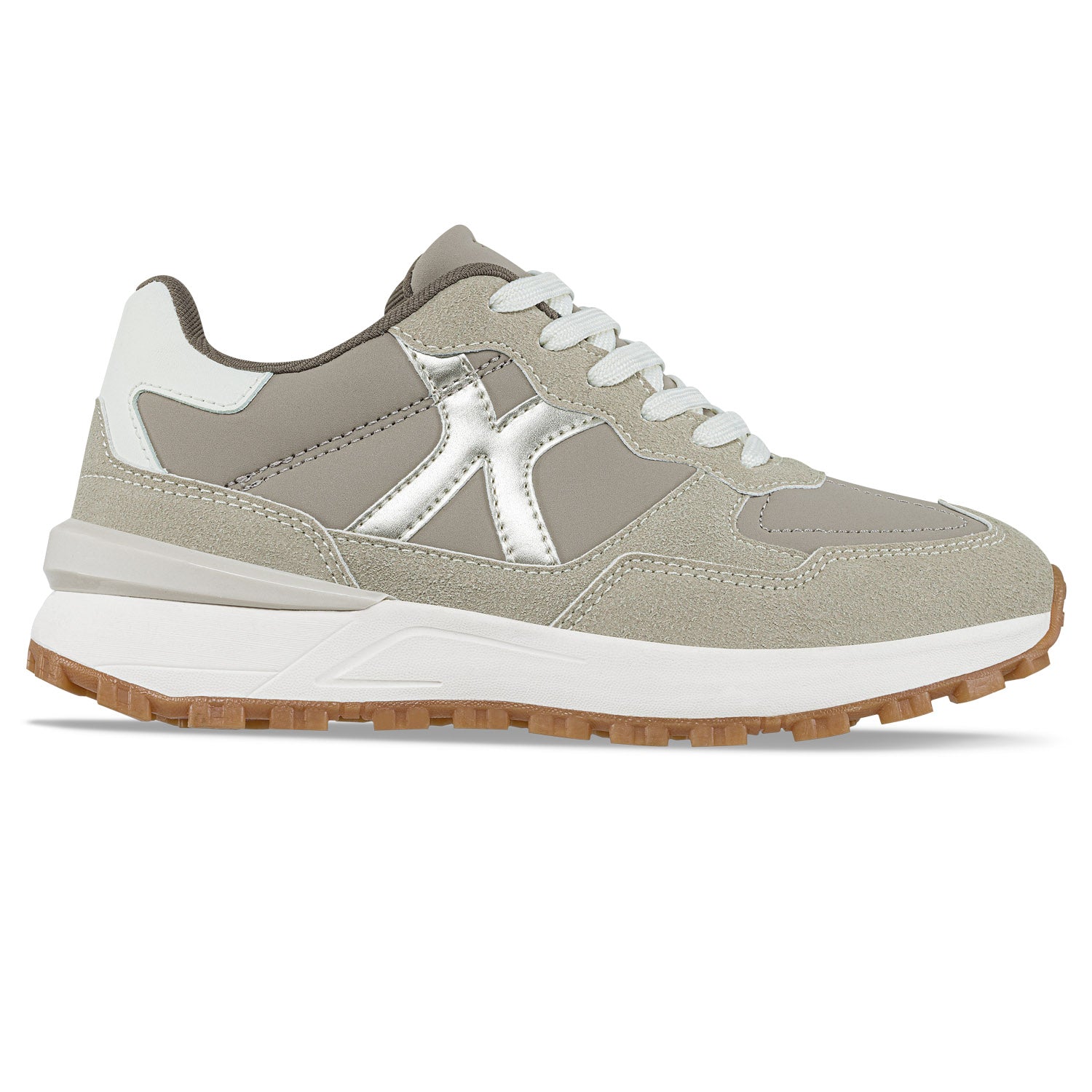 Tenis Urbanos Ruba Beige Croydon para Mujer