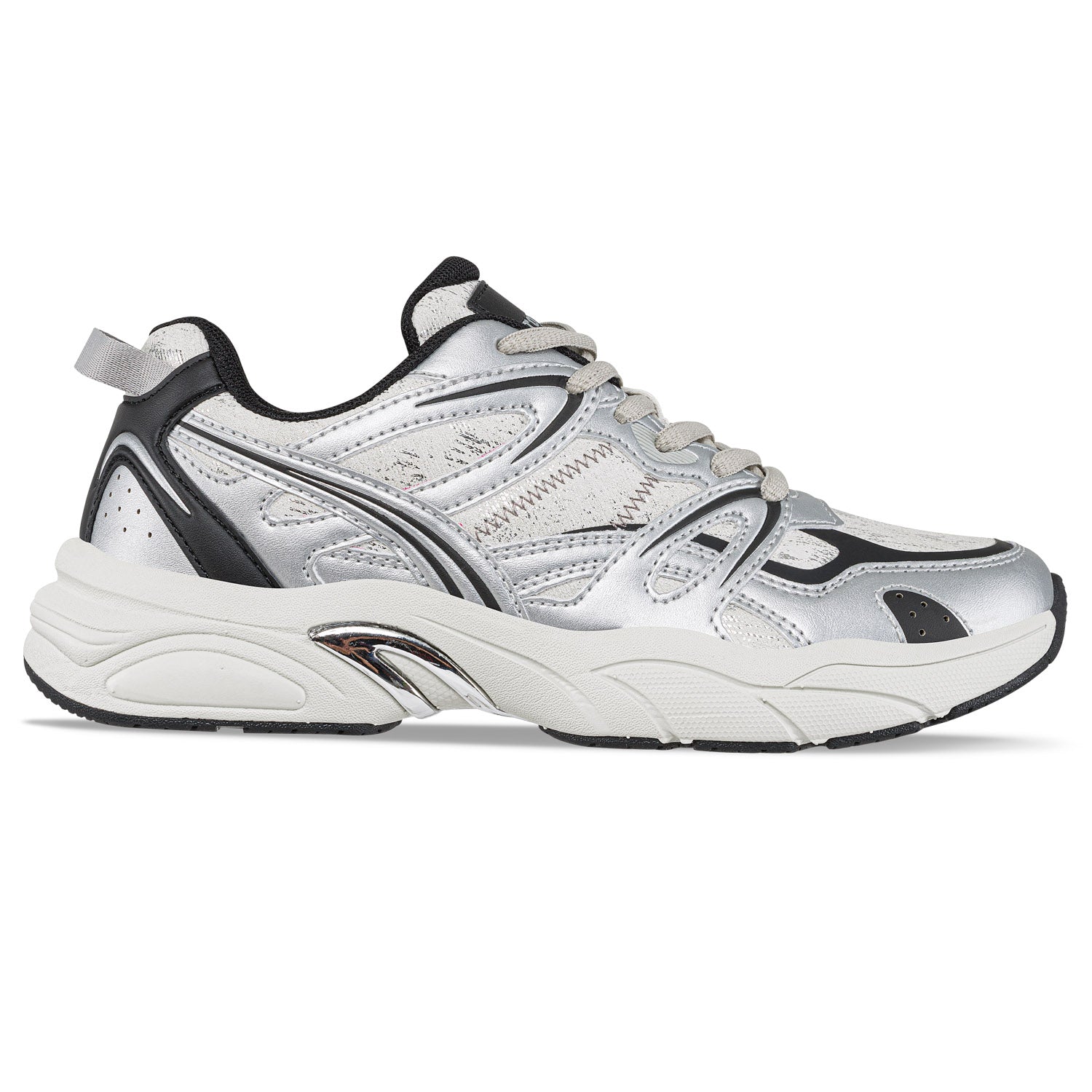 Tenis Urbanos Argame Gris-Negro Croydon para Mujer
