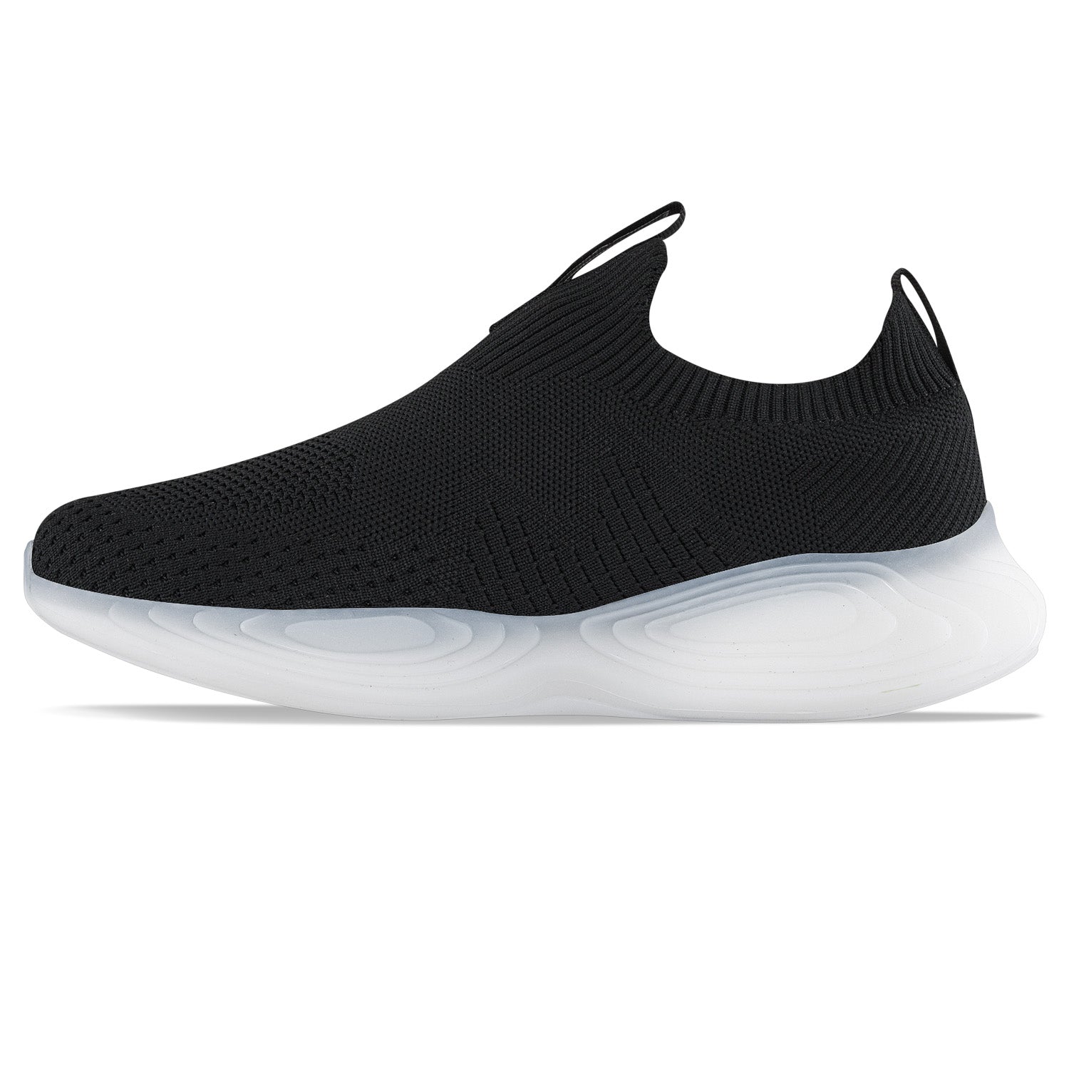 Tenis para Caminar Shimin Negro-Blanco Croydon para Hombre