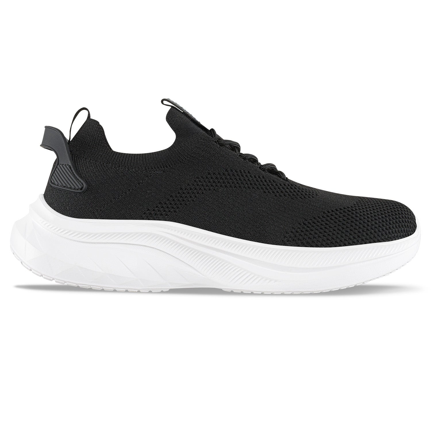 Tenis para Caminar Sonivo Negro-Blanco Croydon para Hombre