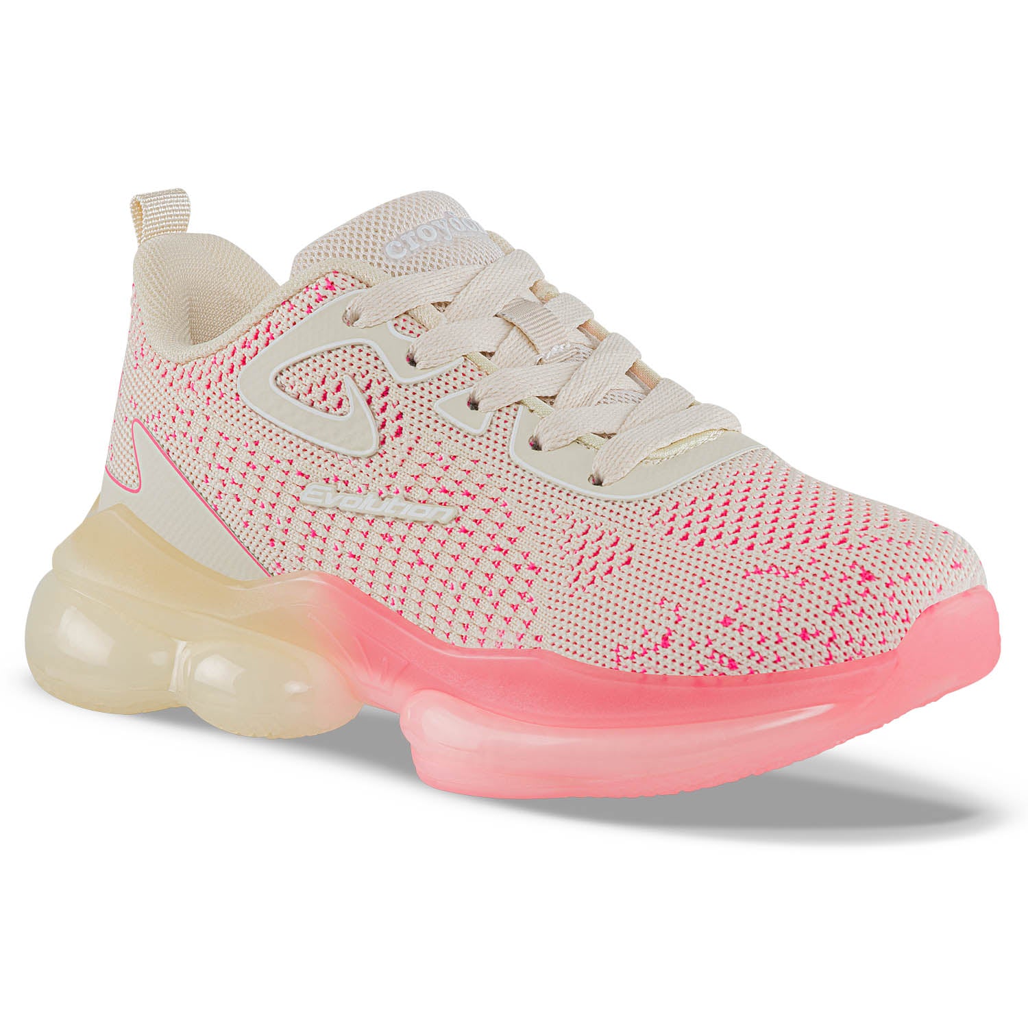 Tenis Running Mesuri Beige Croydon para Niña