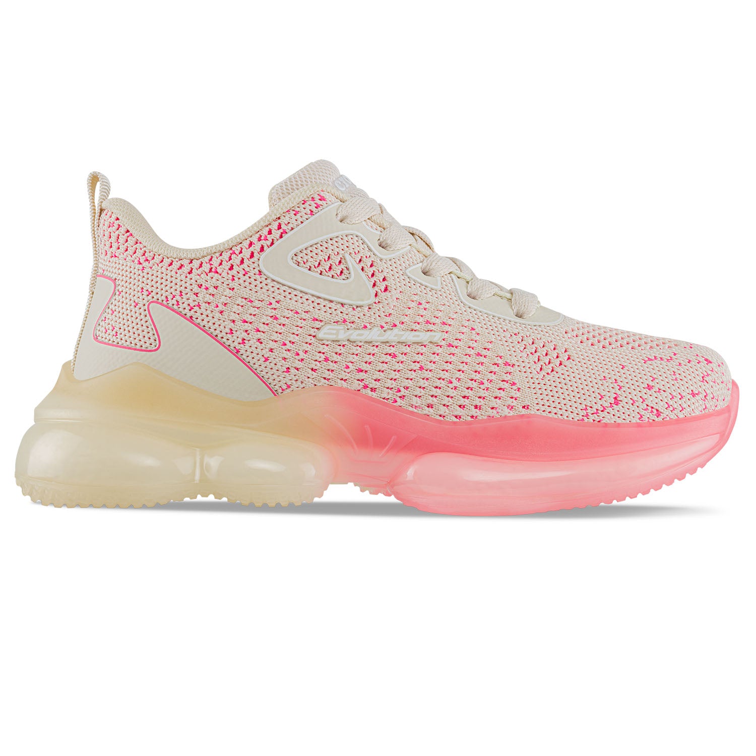 Tenis Running Mesuri Beige Croydon para Niña