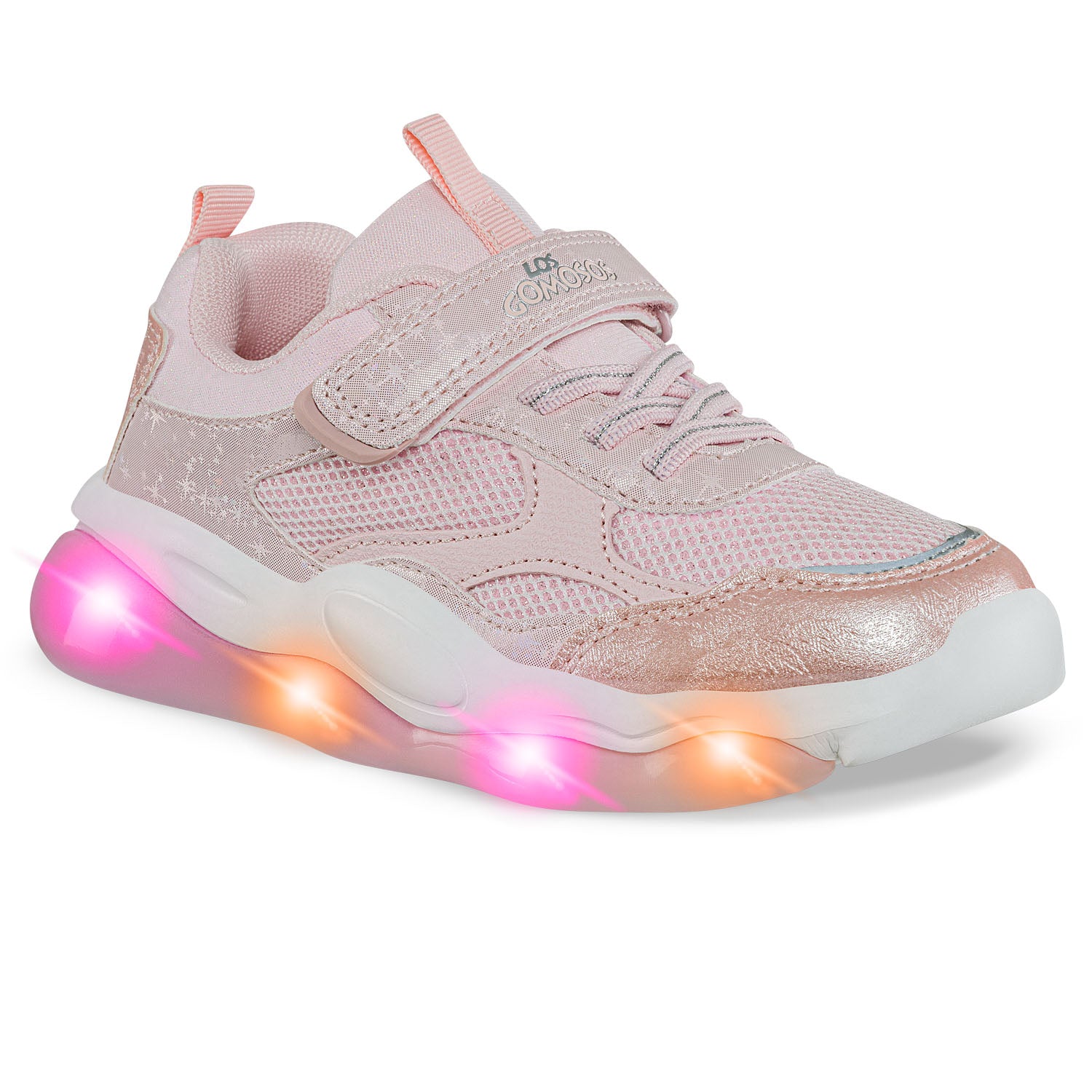 Tenis con Luces Monla Rosa Los Gomosos para Niña