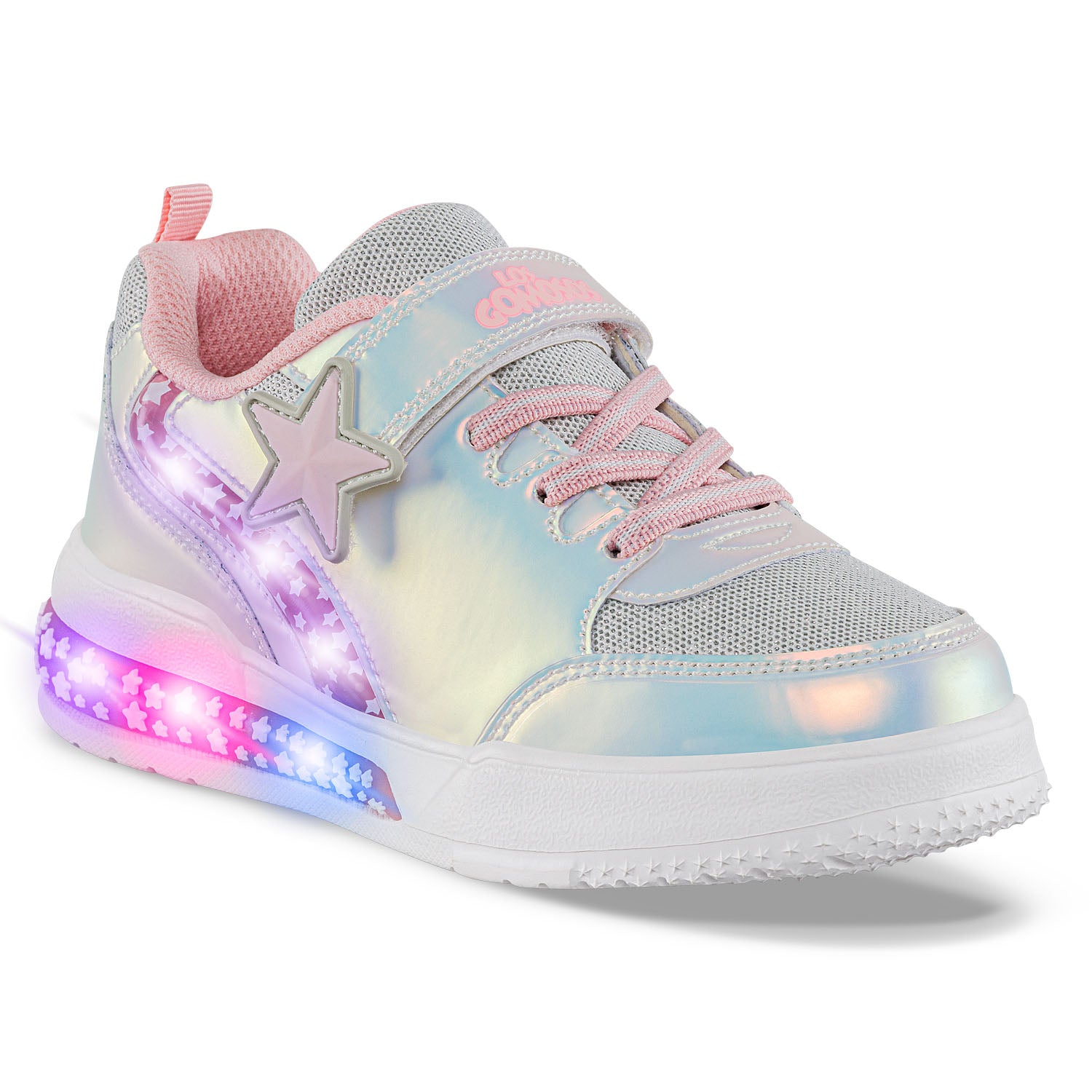Tenis con Luces Tekari Blanco Los Gomosos para Niña