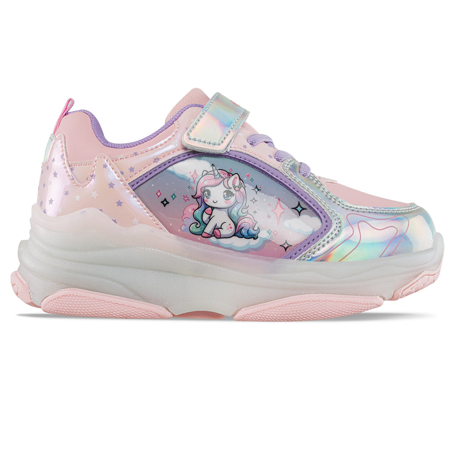 Tenis Patines Luces Relaxi Rosa Los Gomosos para Niña
