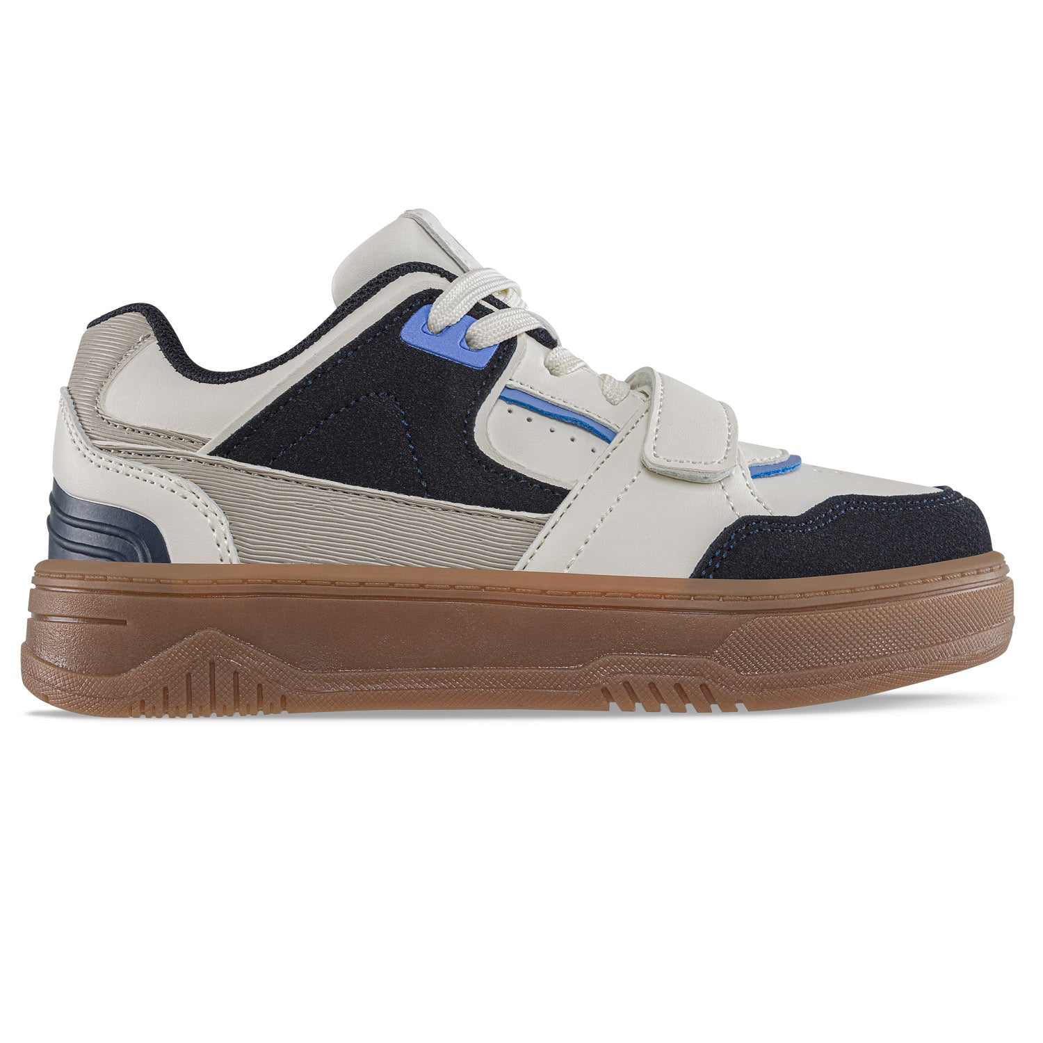 Tenis Casuales Elocar Blanco-Azul O Los Gomosos para Niño