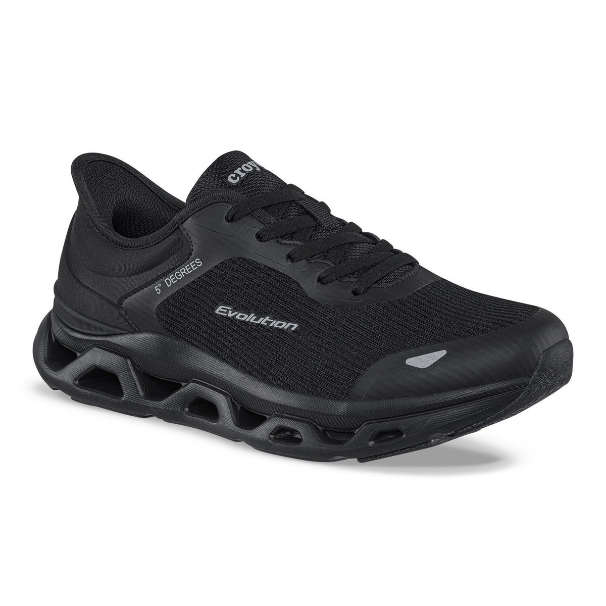 Tenis running Rwag negro-negro para hombre en textil - Croydon