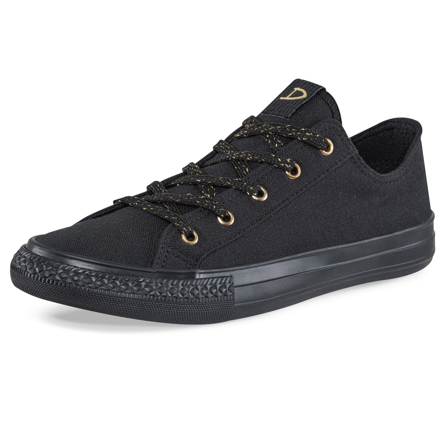 Tenis Casuales School Cake Negro-Negro Croydon para Mujer