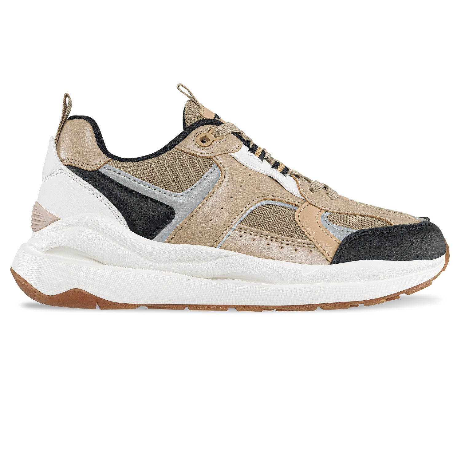 Tenis Urbanos Firat Café-Negro Croydon para Mujer