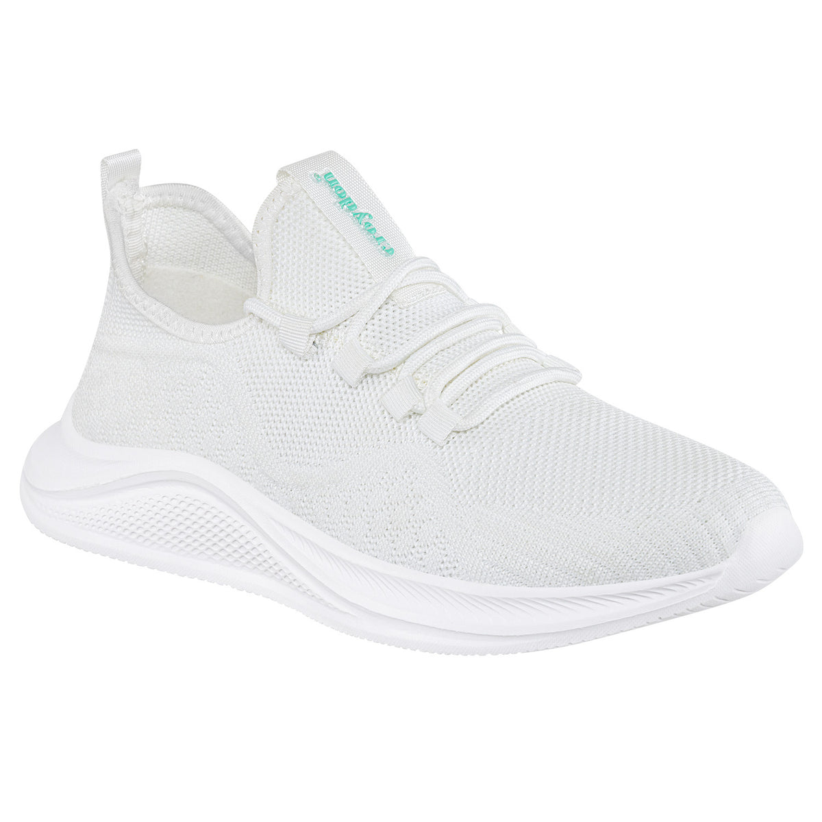 Tenis running Hetter blanco para mujer en textil - Croydon