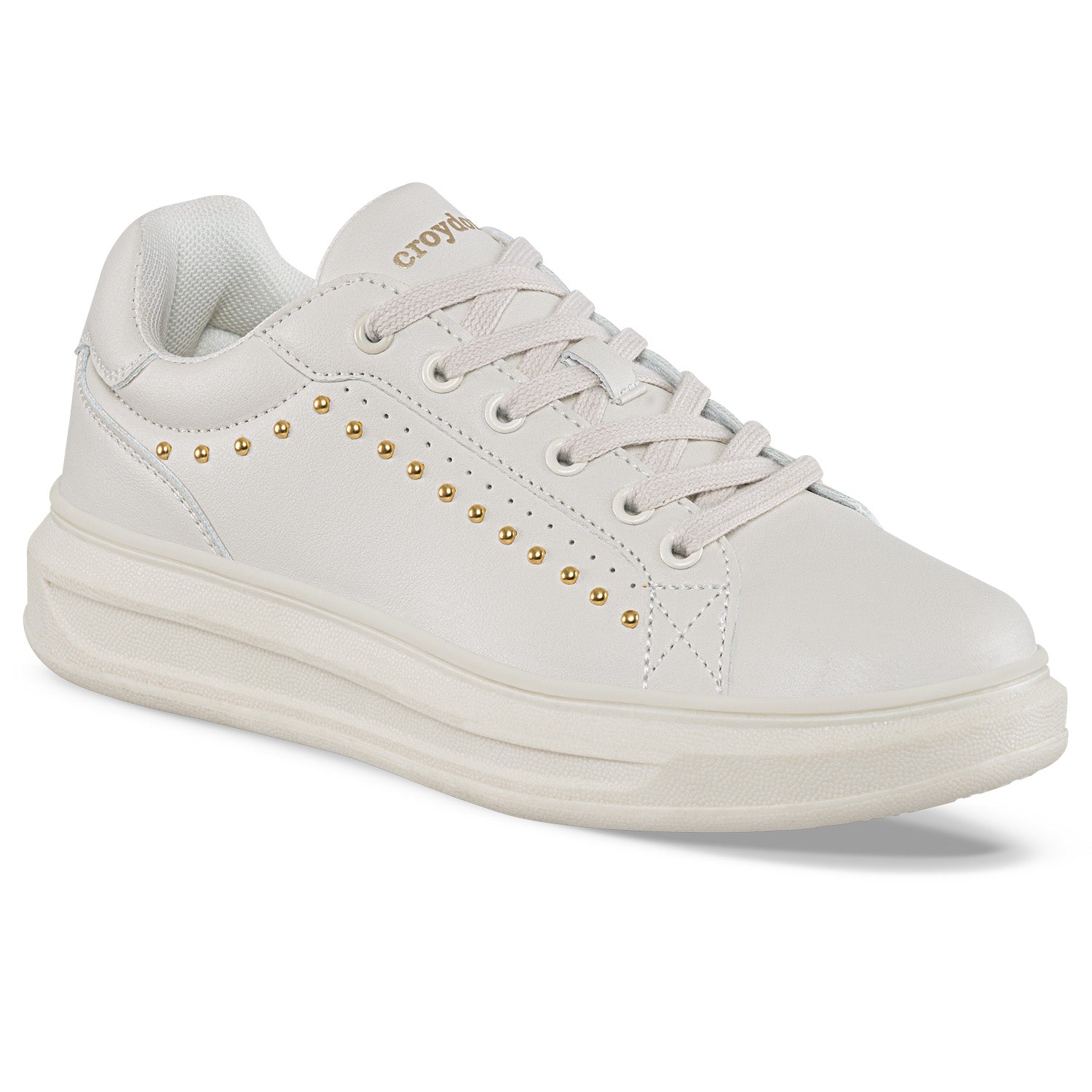 Tenis Casuales Clopper Beige Croydon para Mujer