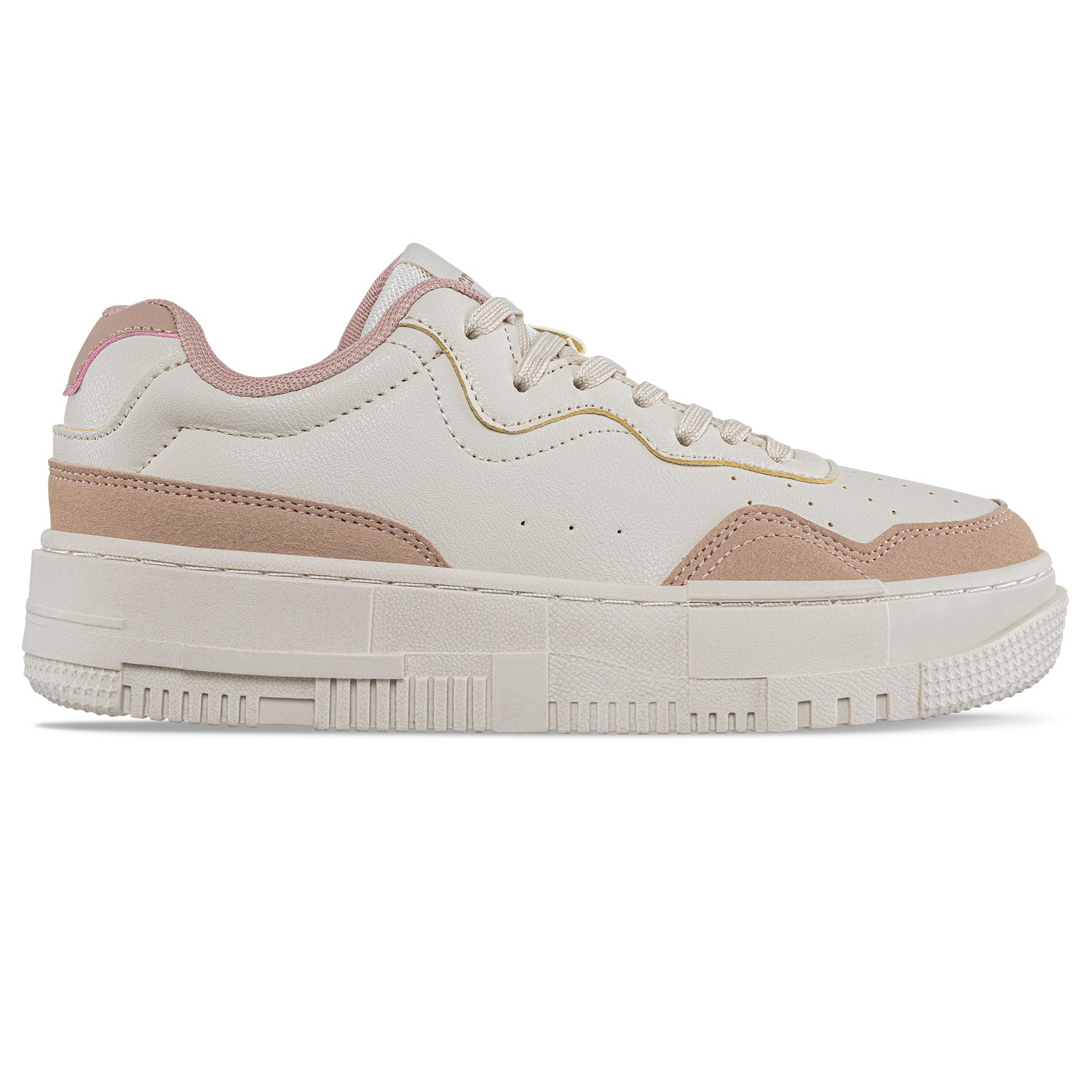 Tenis Casuales Drim Beige Croydon para Mujer