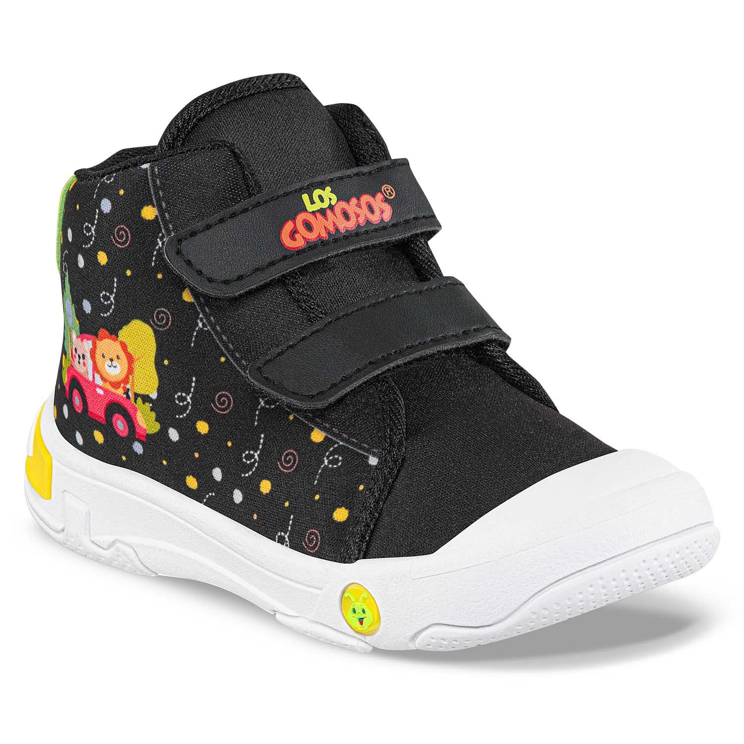 Botines Cossie Negro-Verde Los Gomosos para Bebé
