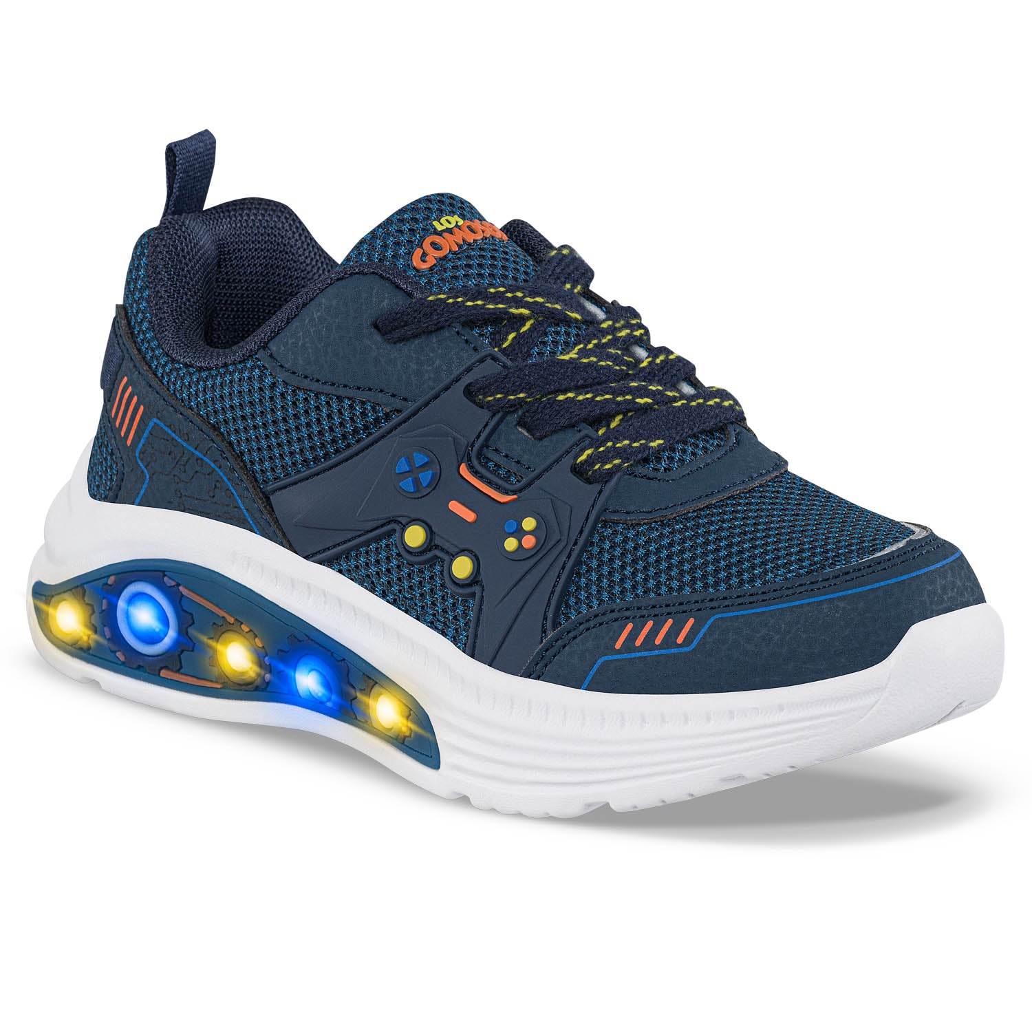Tenis con Luces Zorin Azul Osc Los Gomosos para Niño