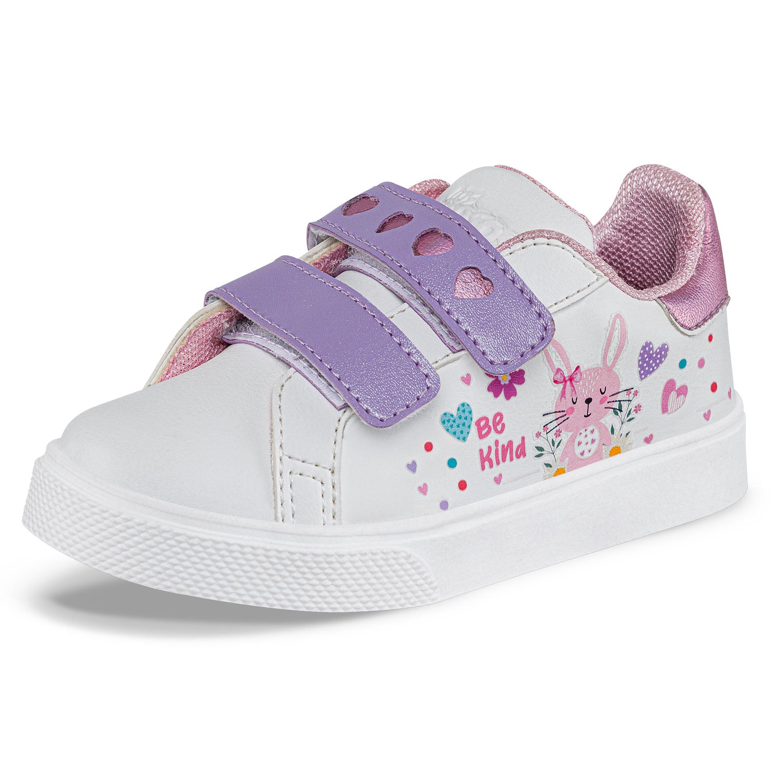 Tenis Casuales Reny Blanco-Rosa Los Gomosos para Niña