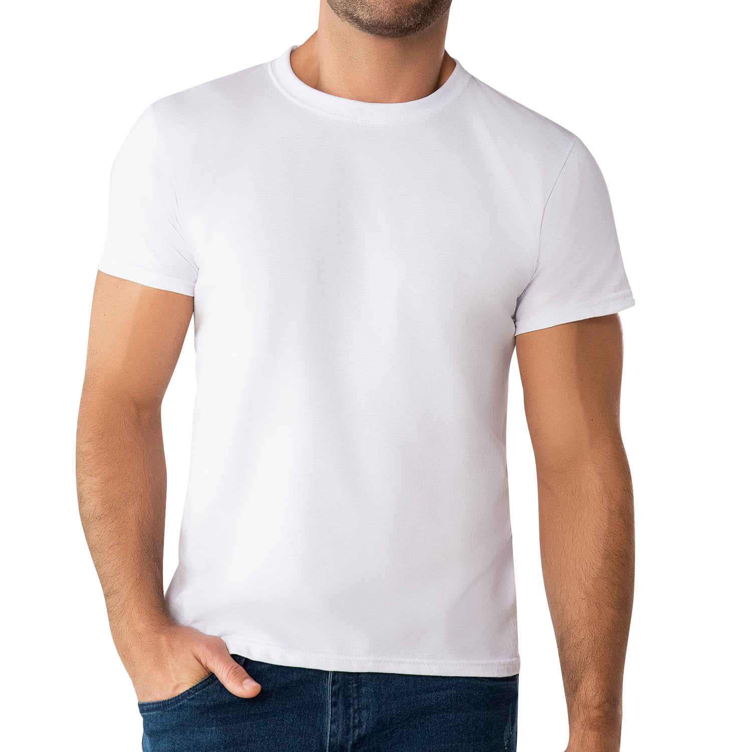 Camiseta Pack X2 C Redondo Blanco Croydon para Hombre