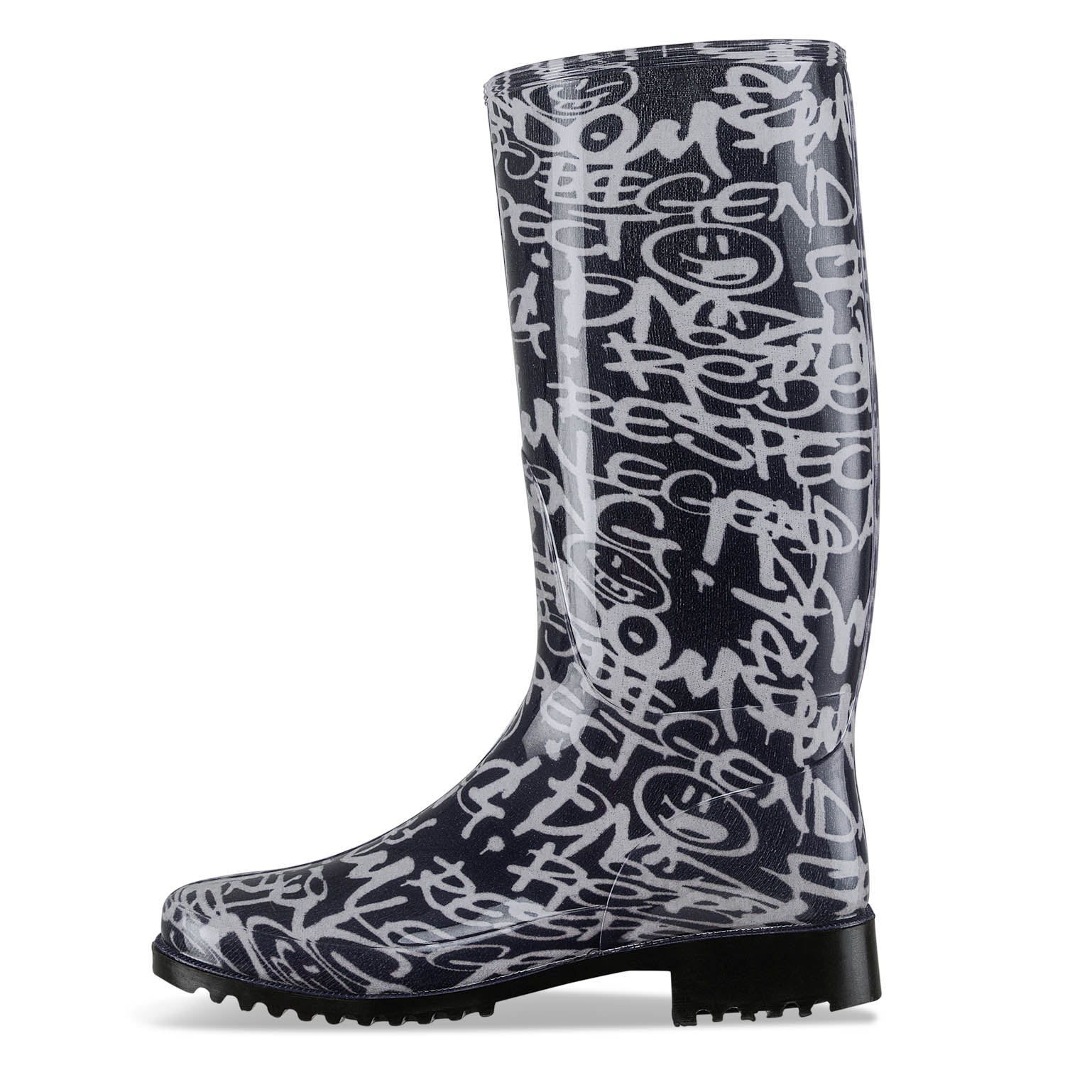 Botas Lluvia Rim Negro Croydon para Mujer