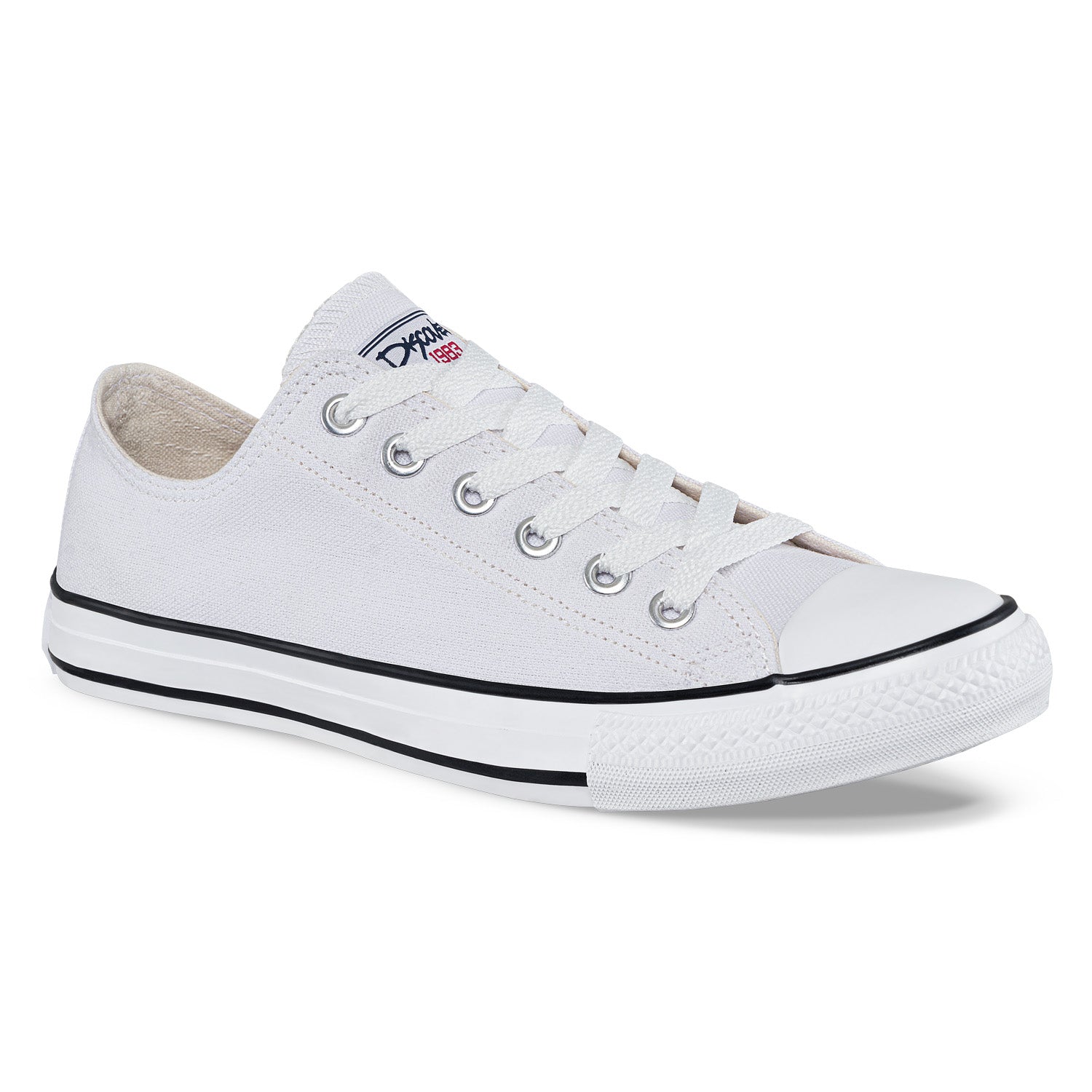 Tenis Casuales Discovery Bajo Blanco Croydon Unisex
