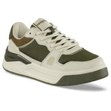 Tenis Urbanos Bavar Beige-Verde Croydon para Hombre
