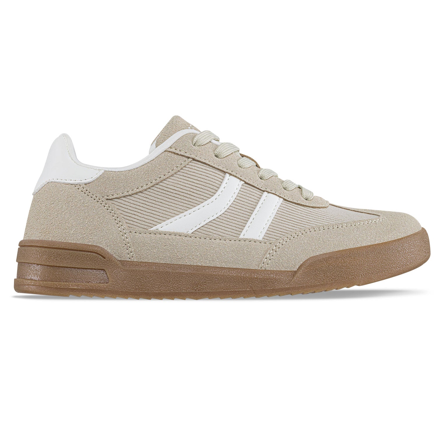 Tenis Casuales Serzian Beige-Blanco Croydon para Mujer