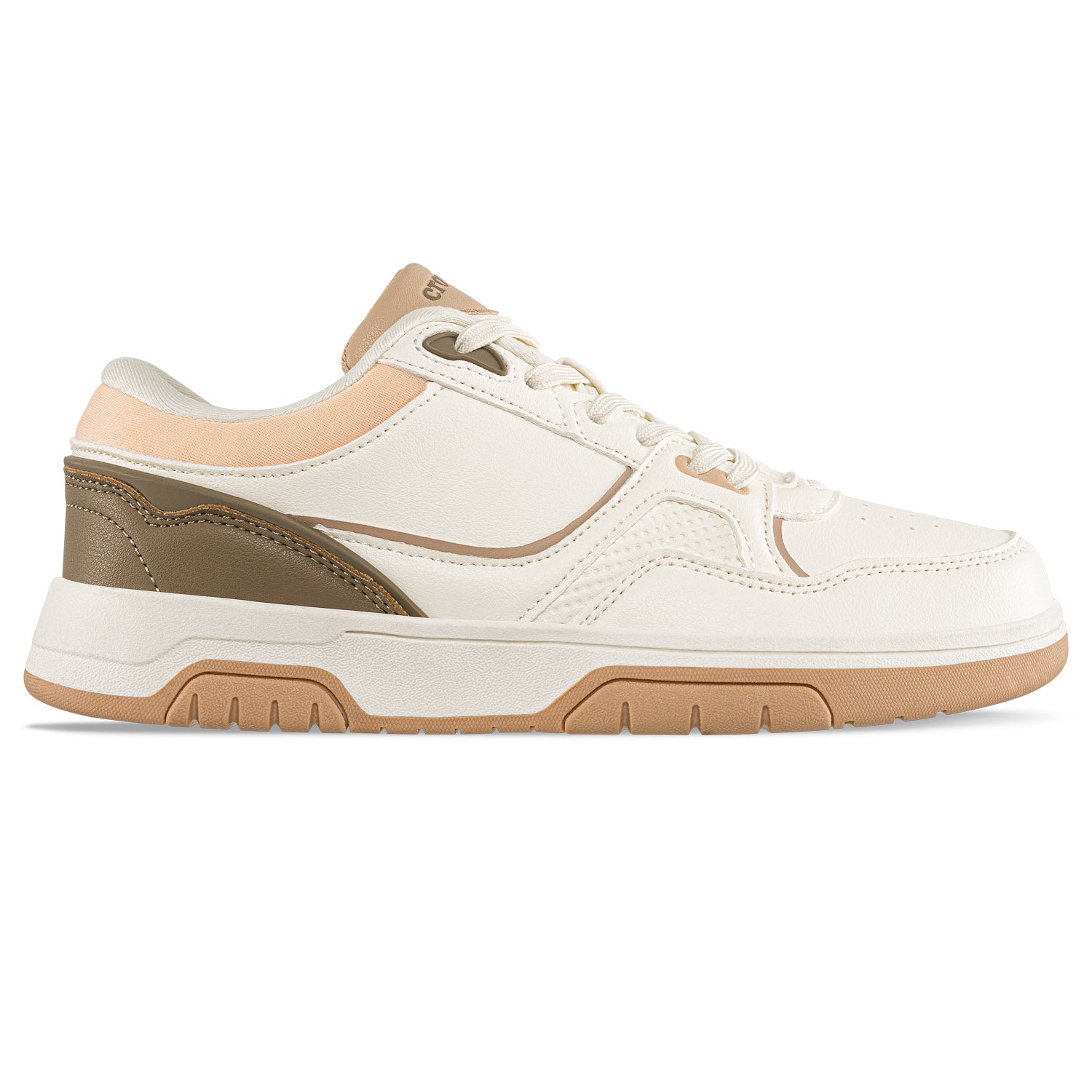 Tenis Urbanos Crazin Beige-Café Croydon para Mujer