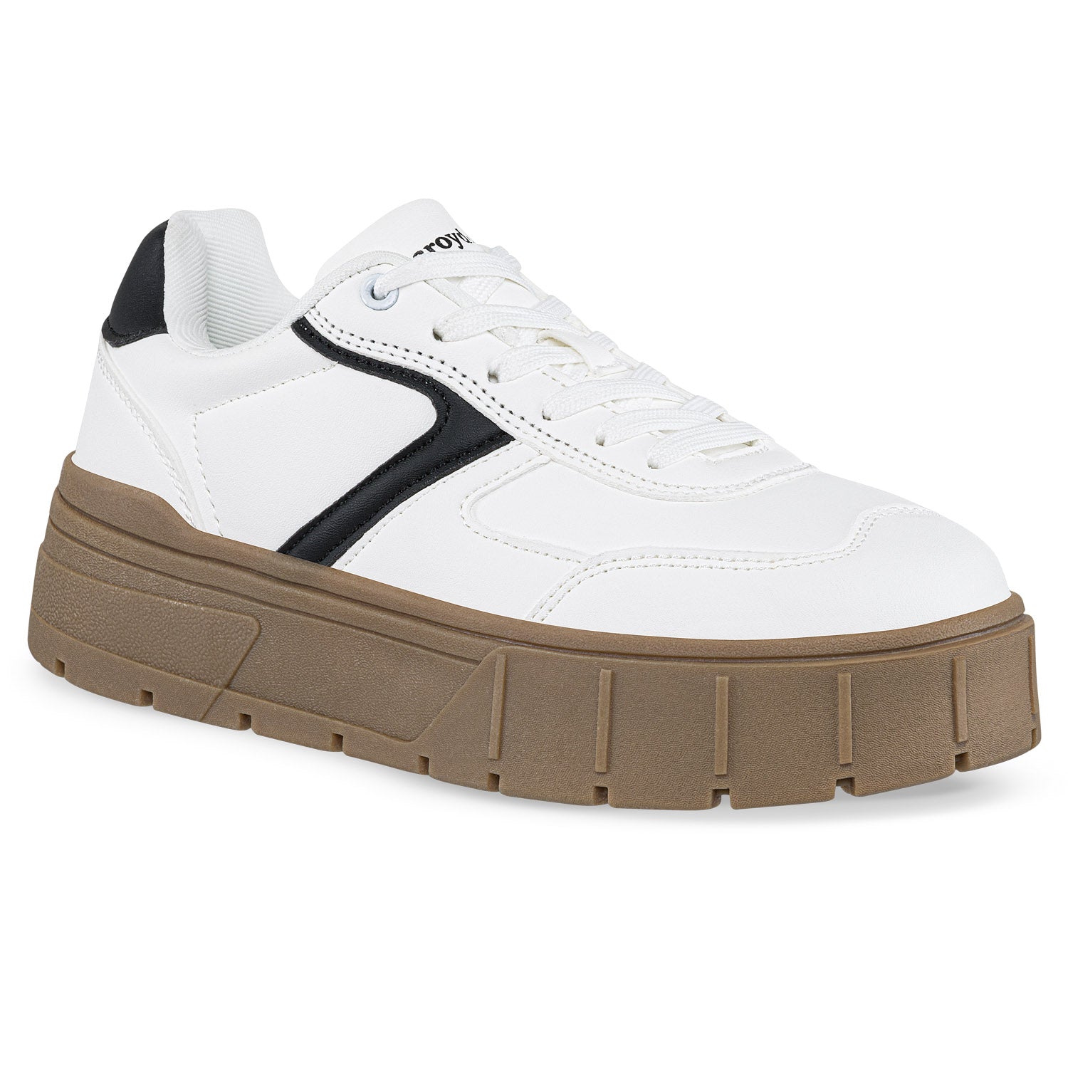 Tenis Quinter Blanco-Negro Croydon para Mujer