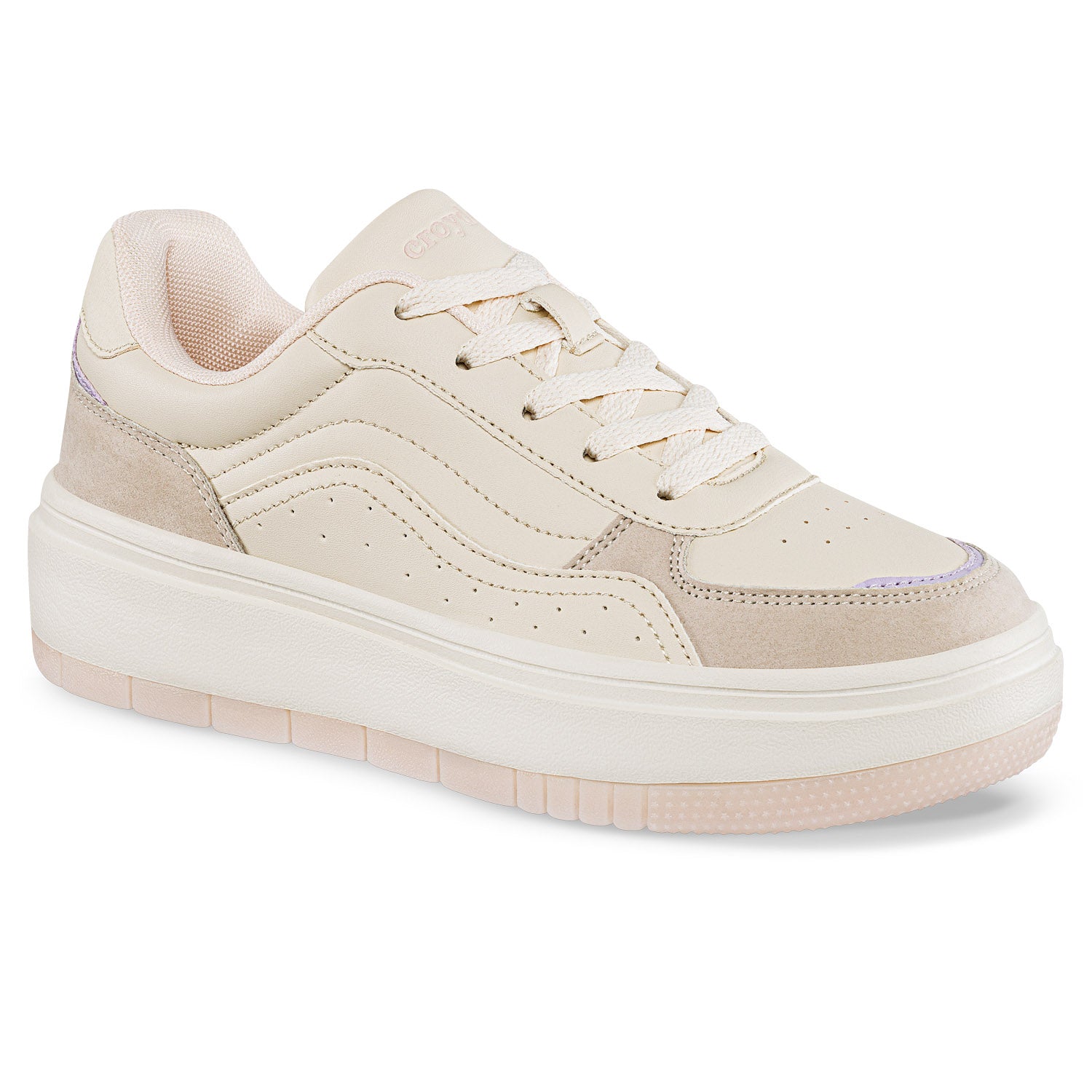 Tenis Urbanos Ilyra Beige Croydon para Mujer