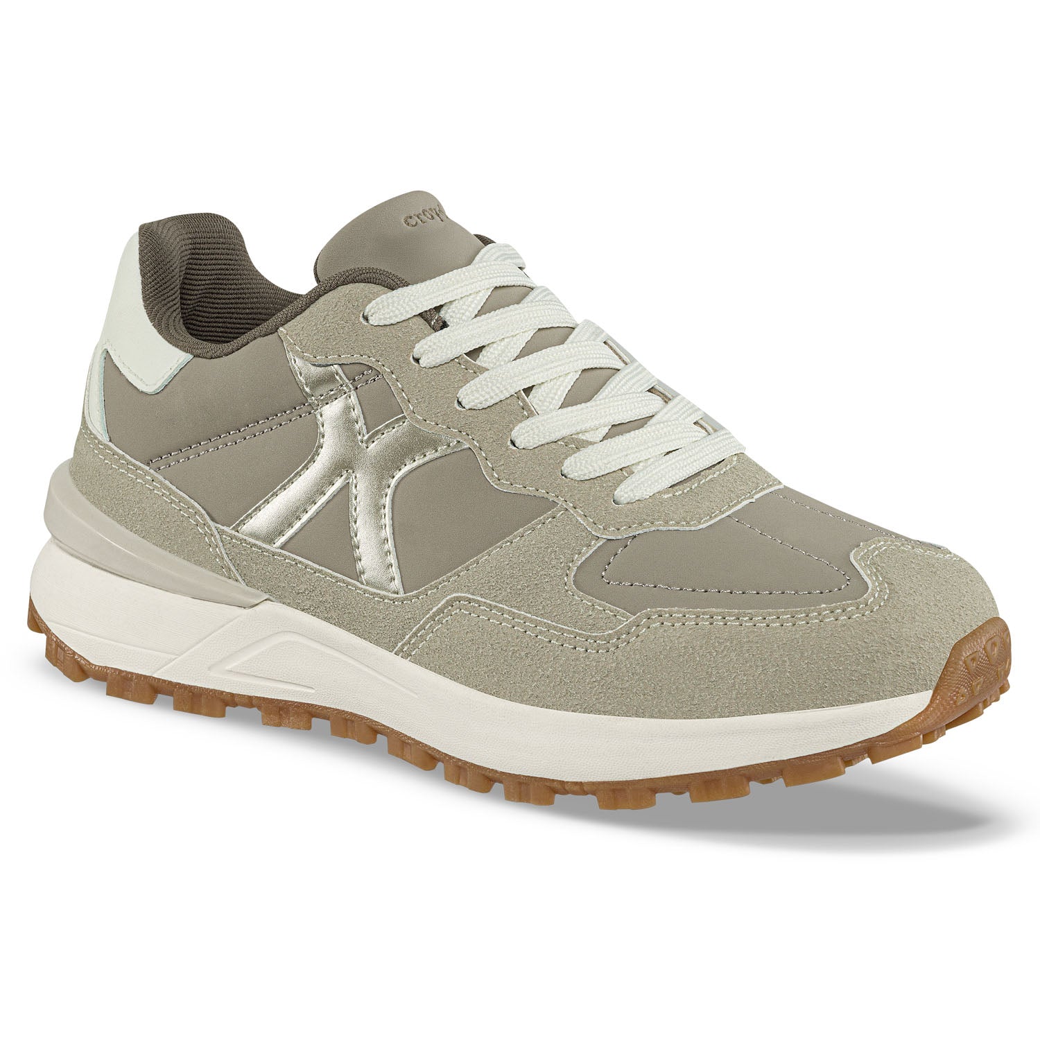 Tenis Urbanos Ruba Beige Croydon para Mujer