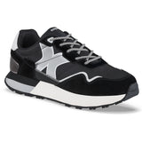 Tenis Urbanos Terniza Negro-Plata Croydon para Mujer