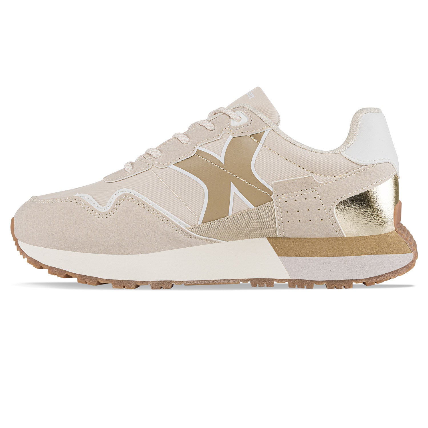 Tenis Urbanos Terniza Beige-Beige Croydon para Mujer