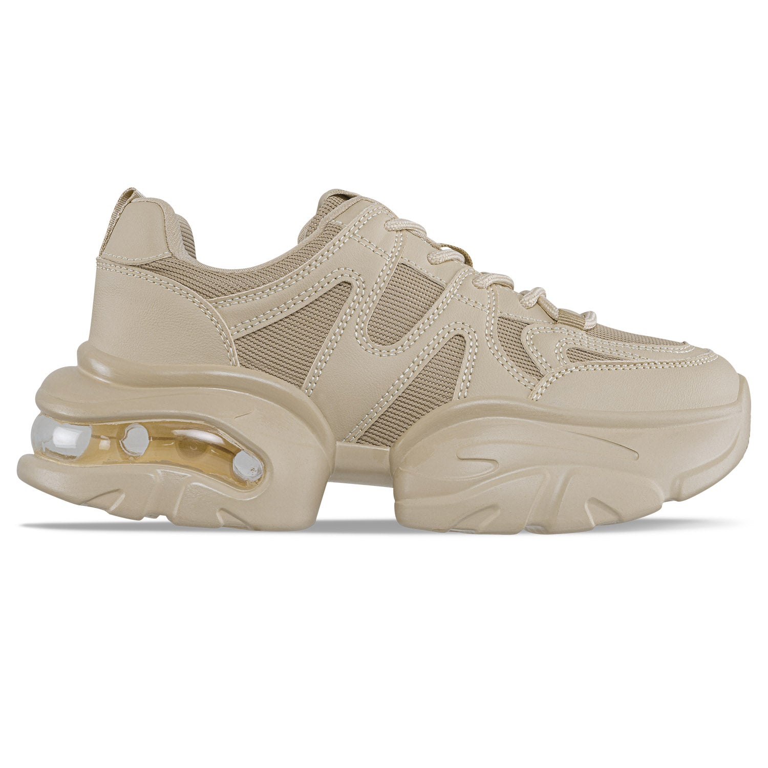 Tenis Urbanos Rini Beige Croydon para Mujer