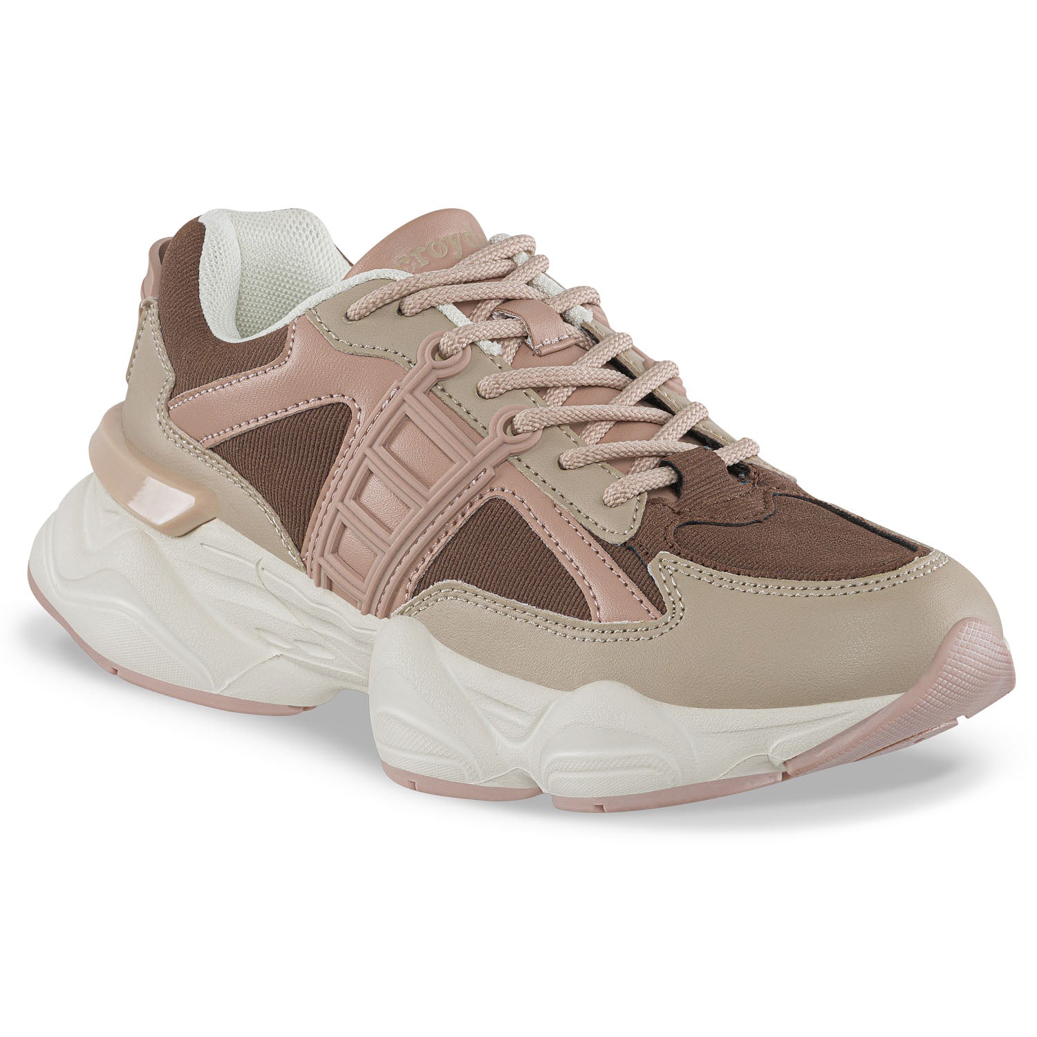 Tenis Urbanos Nado Beige-Café Croydon para Mujer