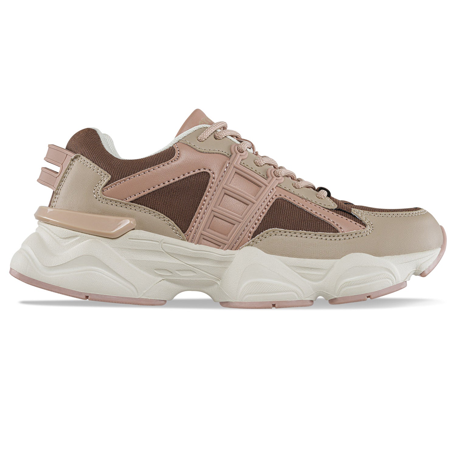 Tenis Urbanos Nado Beige-Café Croydon para Mujer
