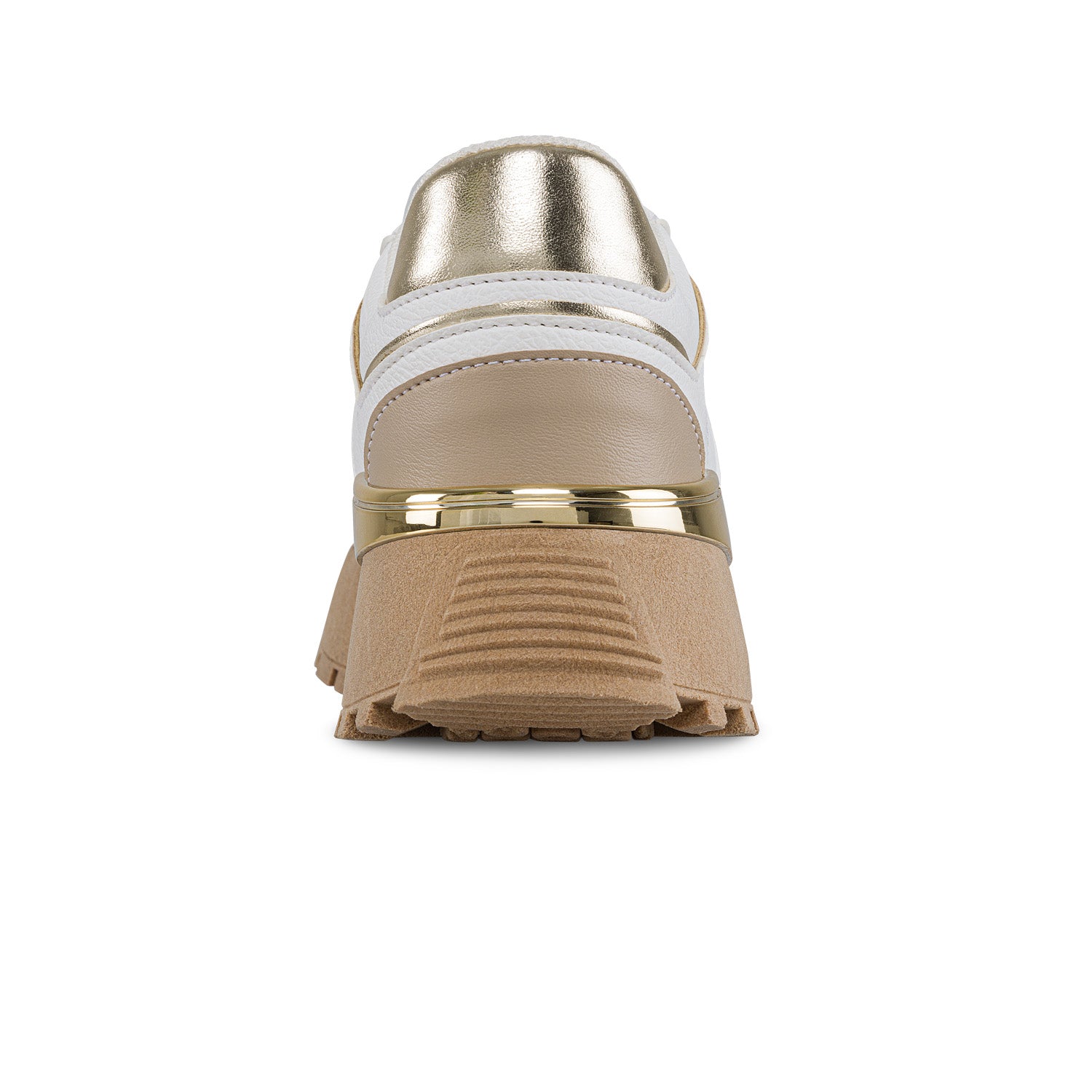 Tenis Urbanos Letizia Blanco-Oro Croydon para Mujer