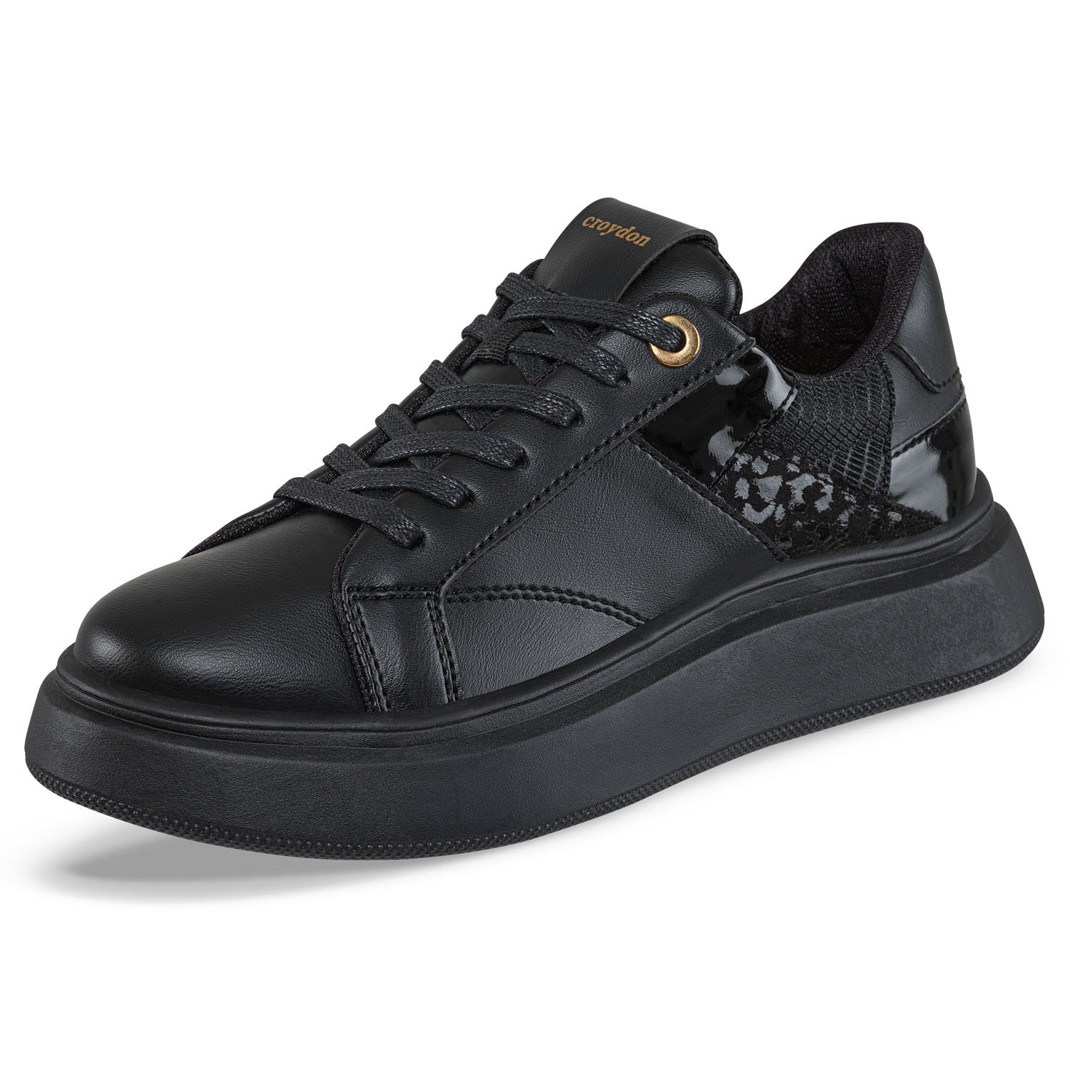 Tenis Urbanos Candac Negro Croydon para Mujer