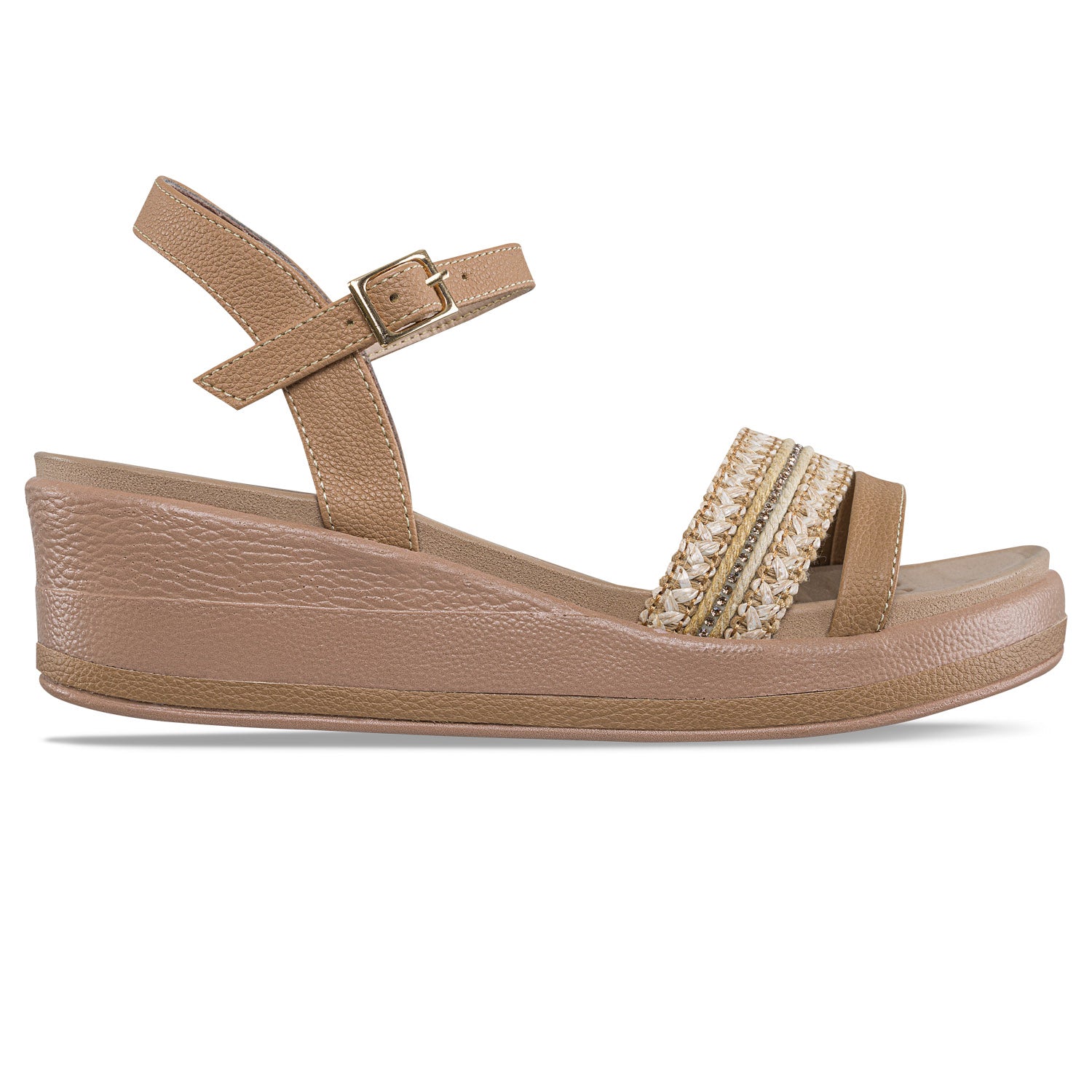 Sandalias Tacón Rosana Café Croydon para Mujer
