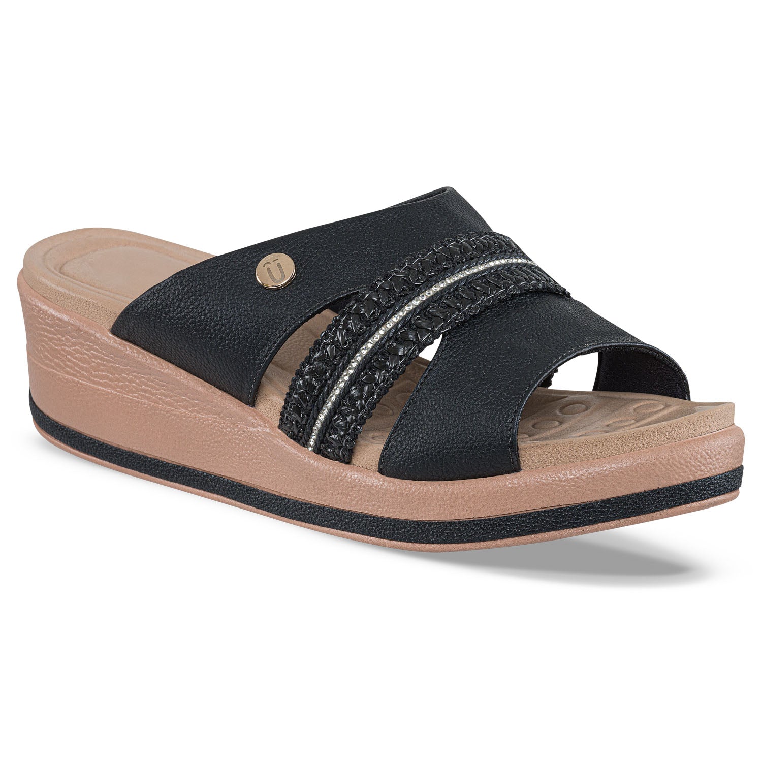 Sandalias Casuales Alfonsina Negro Croydon para Mujer