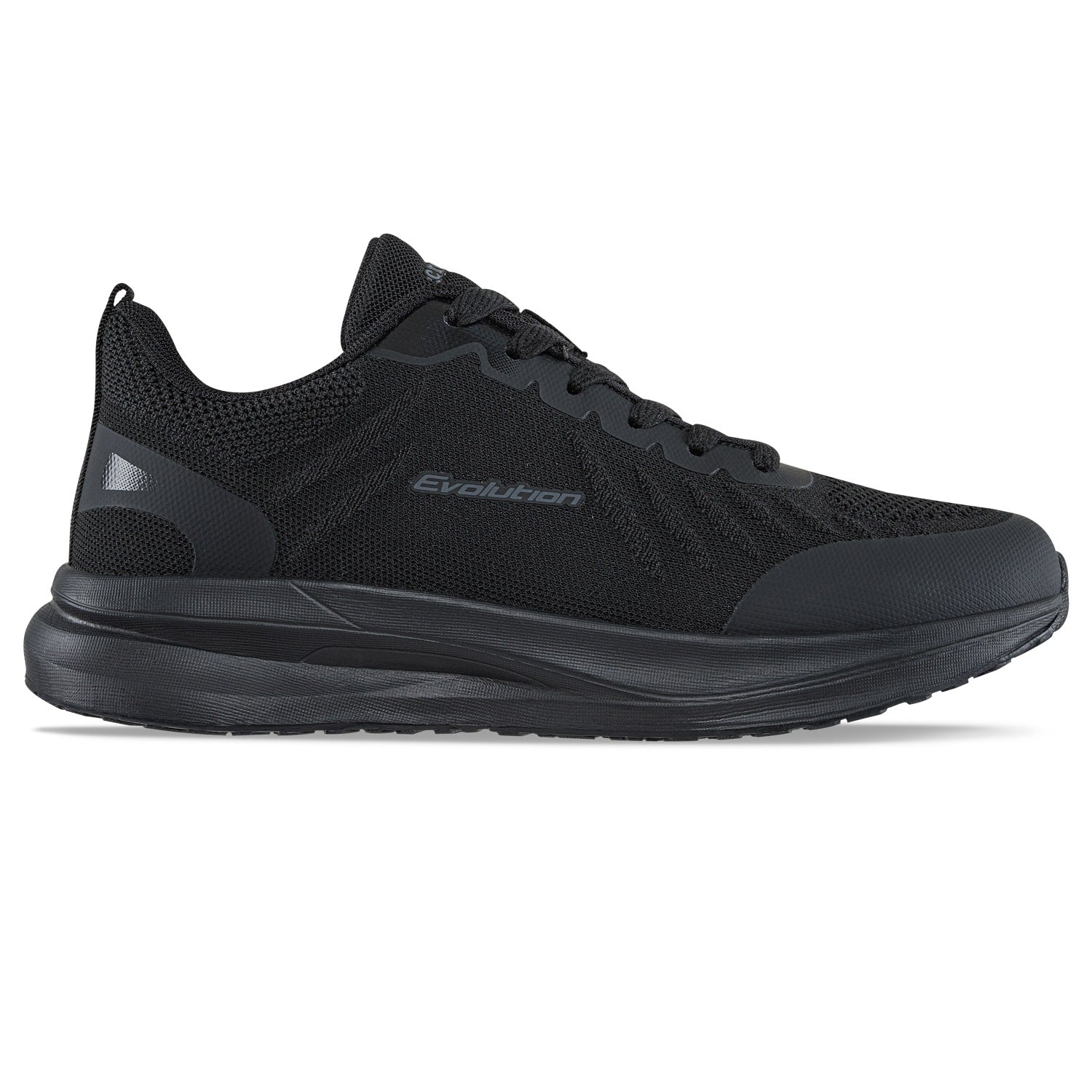 Tenis Running Deno Negro-Negro Croydon para Hombre
