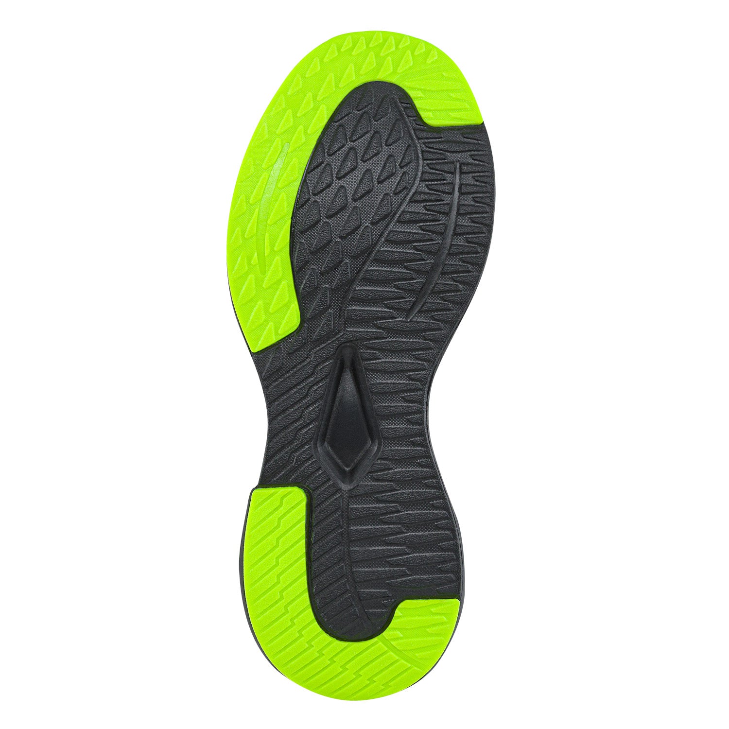 Tenis Running Armal Negro-Verde Croydon para Hombre