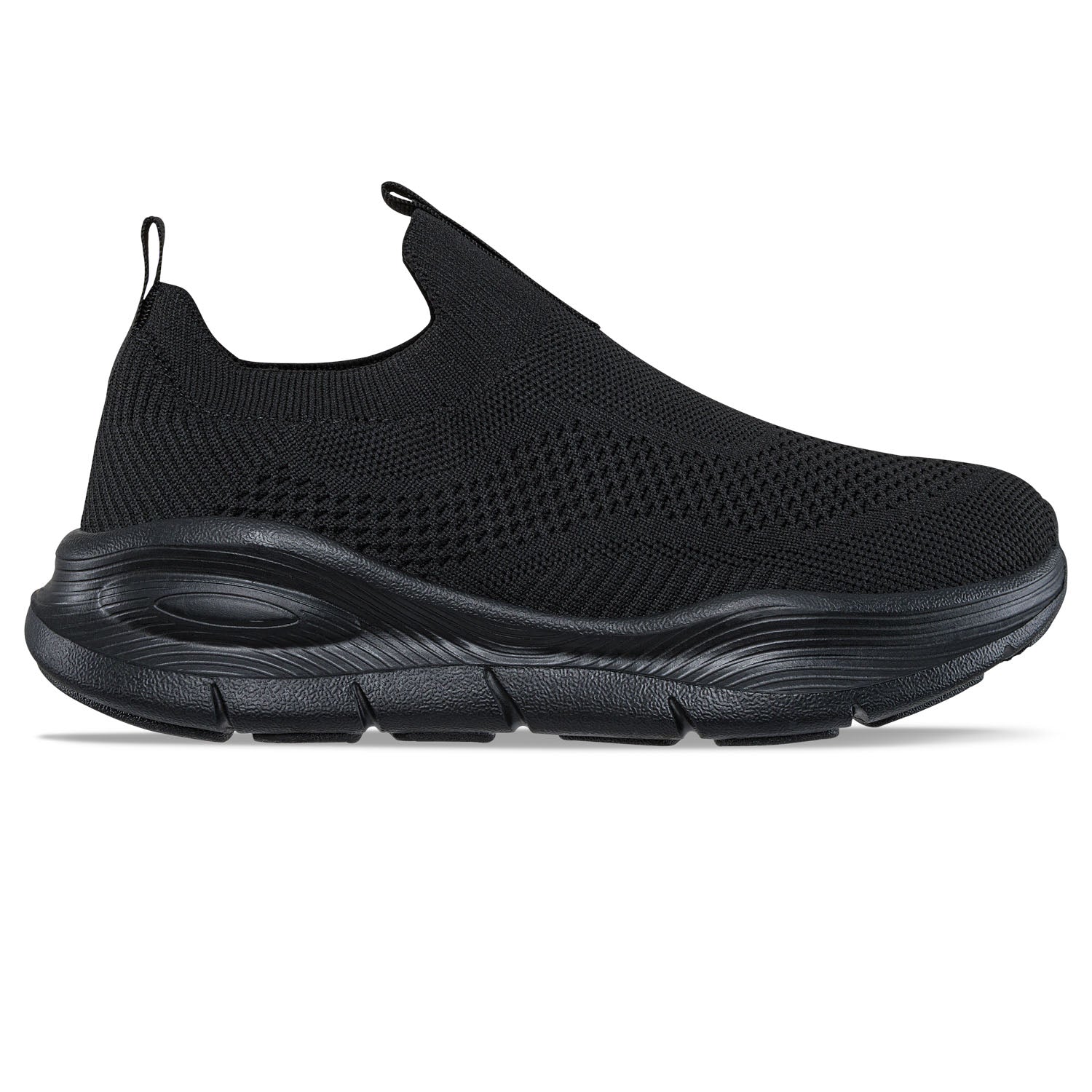 Tenis para Caminar Xosh Negro-Negro Croydon para Mujer