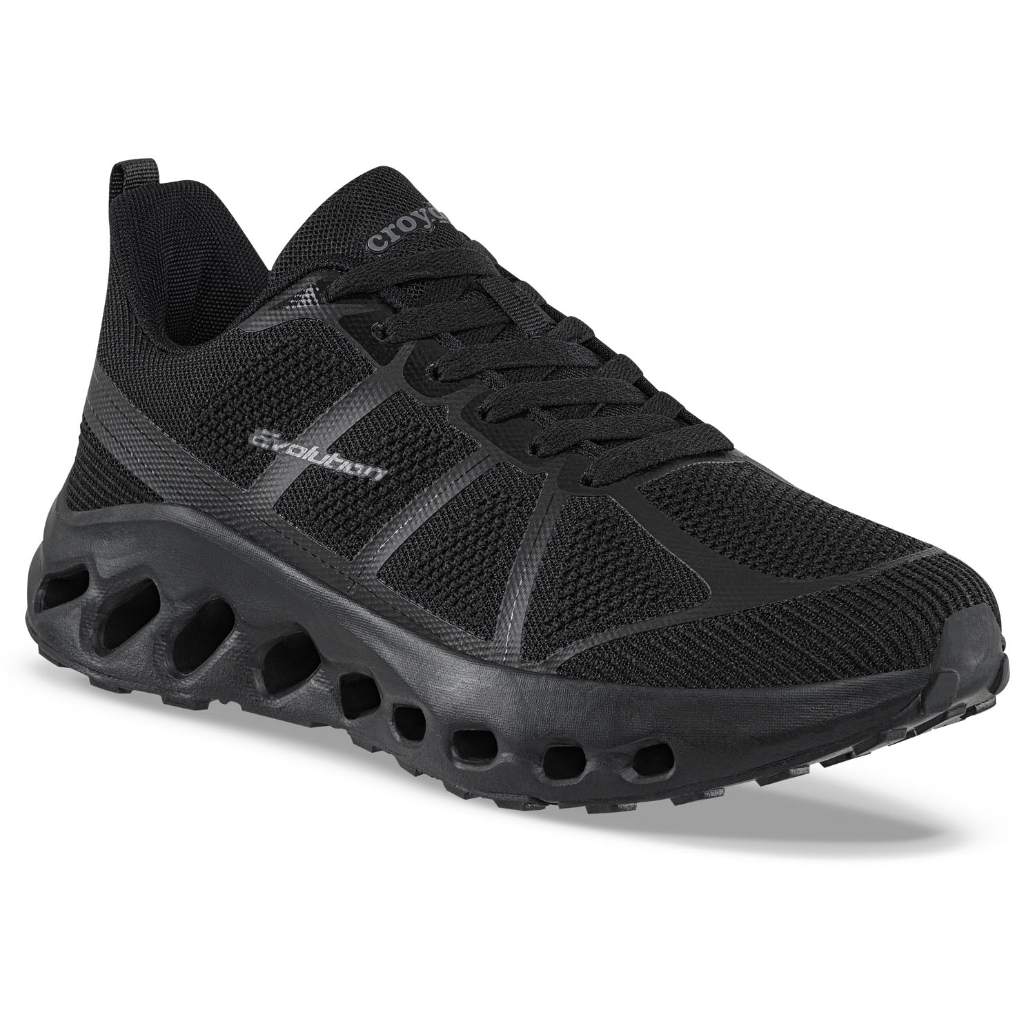 Tenis Running Garyk Negro-Negro Croydon para Hombre