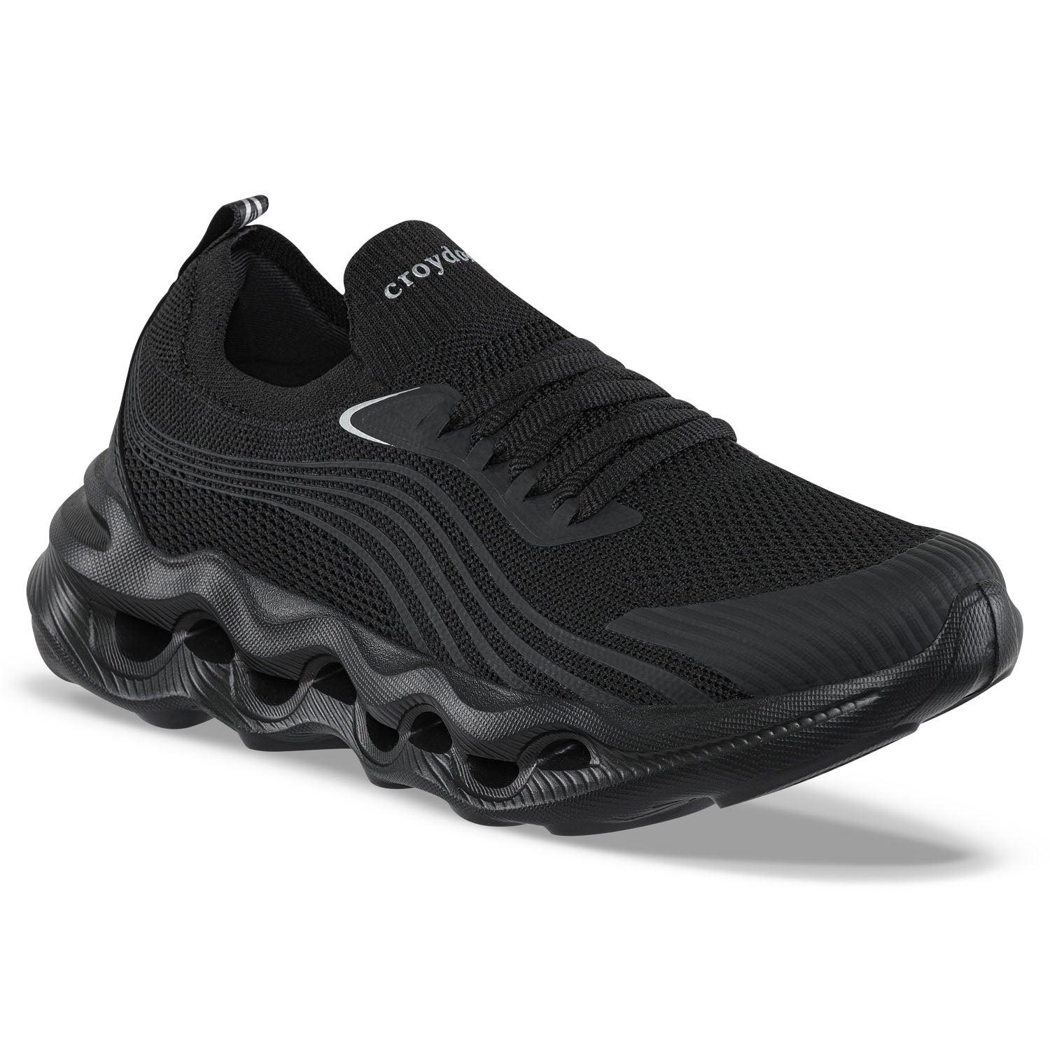 Tenis para Caminar Nami Negro-Negro Croydon para Mujer