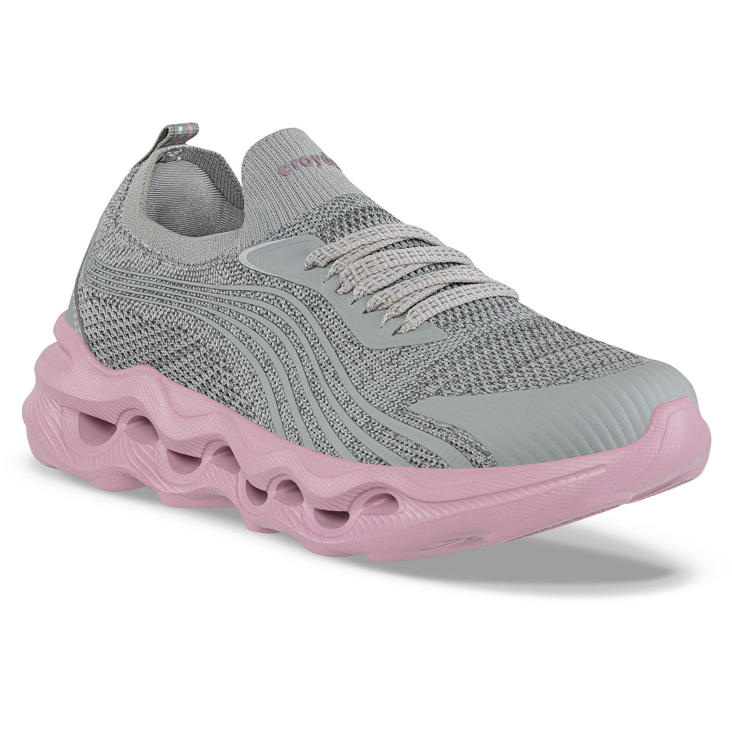 Tenis para Caminar Nami Gris Croydon para Mujer