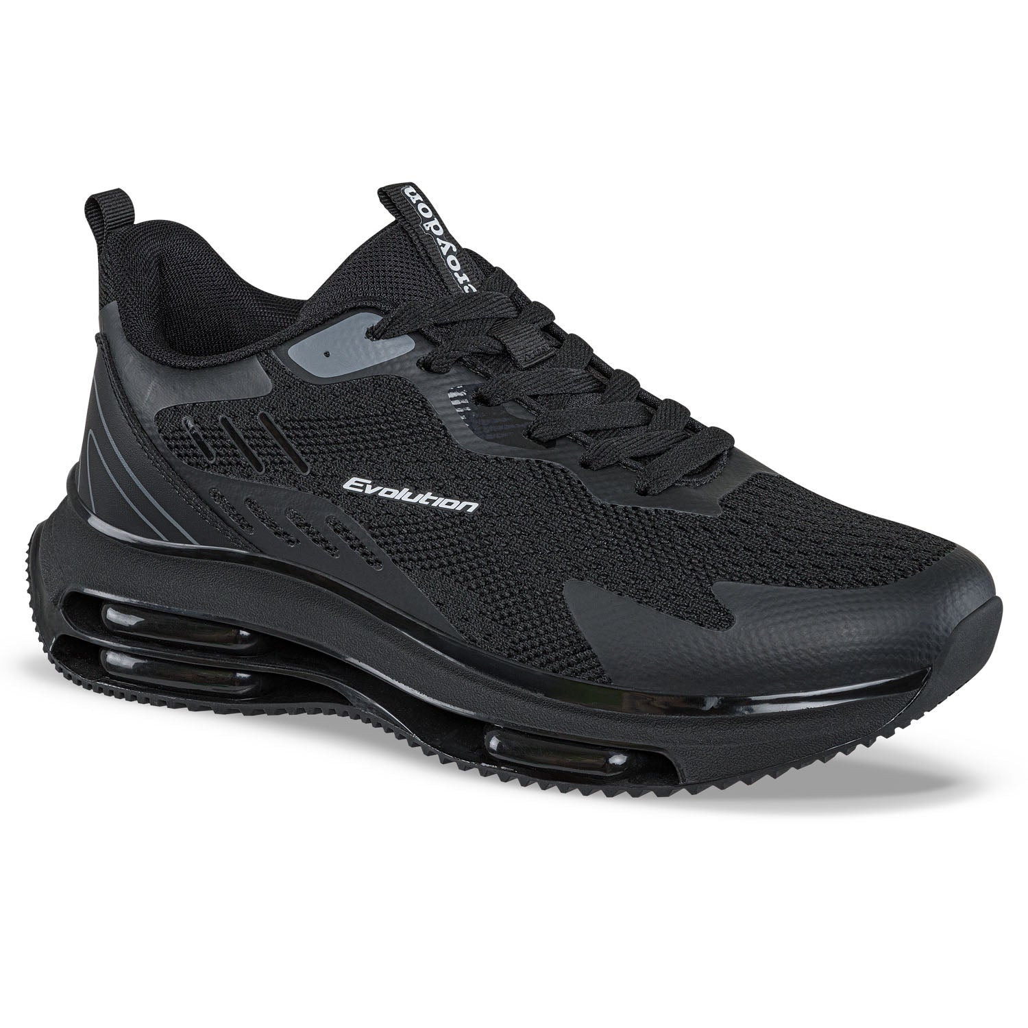Tenis Running Yemel Negro-Negro Croydon para Hombre