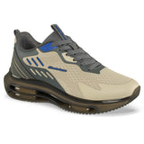 Tenis Running Yemel Beige-Negro Croydon para Hombre